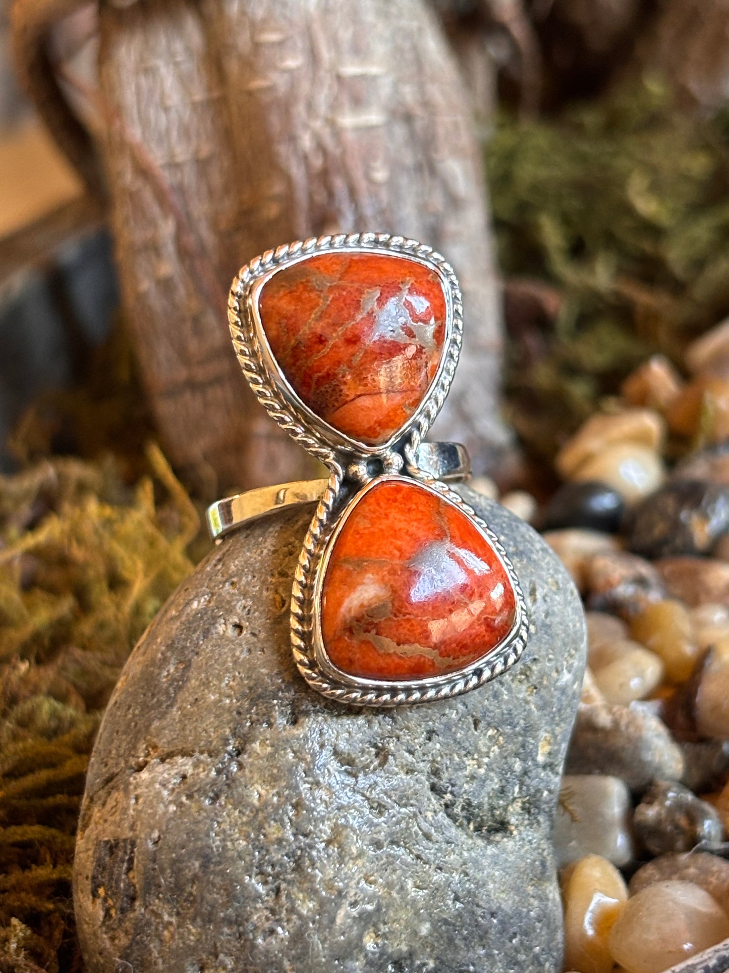 Sponge Coral Ring | Adjustable 9