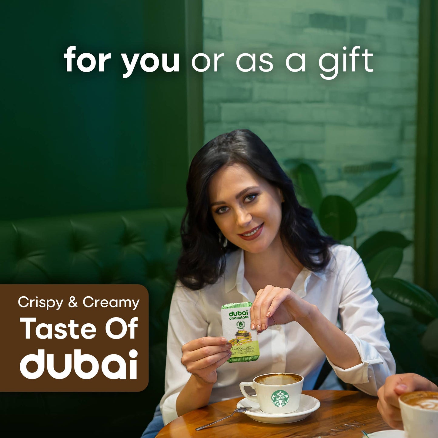 Dubai Chocolate Bar, Premium Pistachio (Bar)