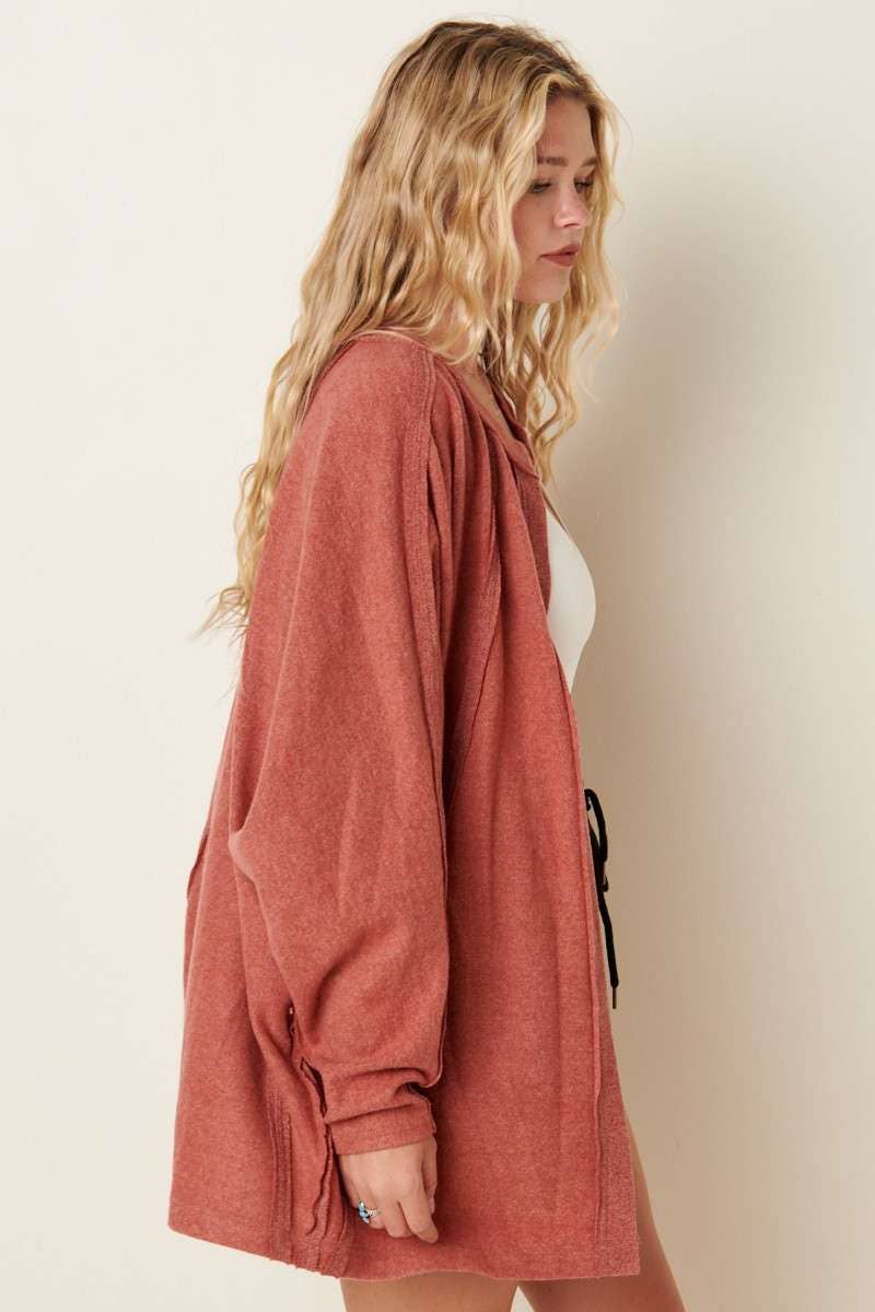 DOLMAN SLEEVE CARDIGAN
