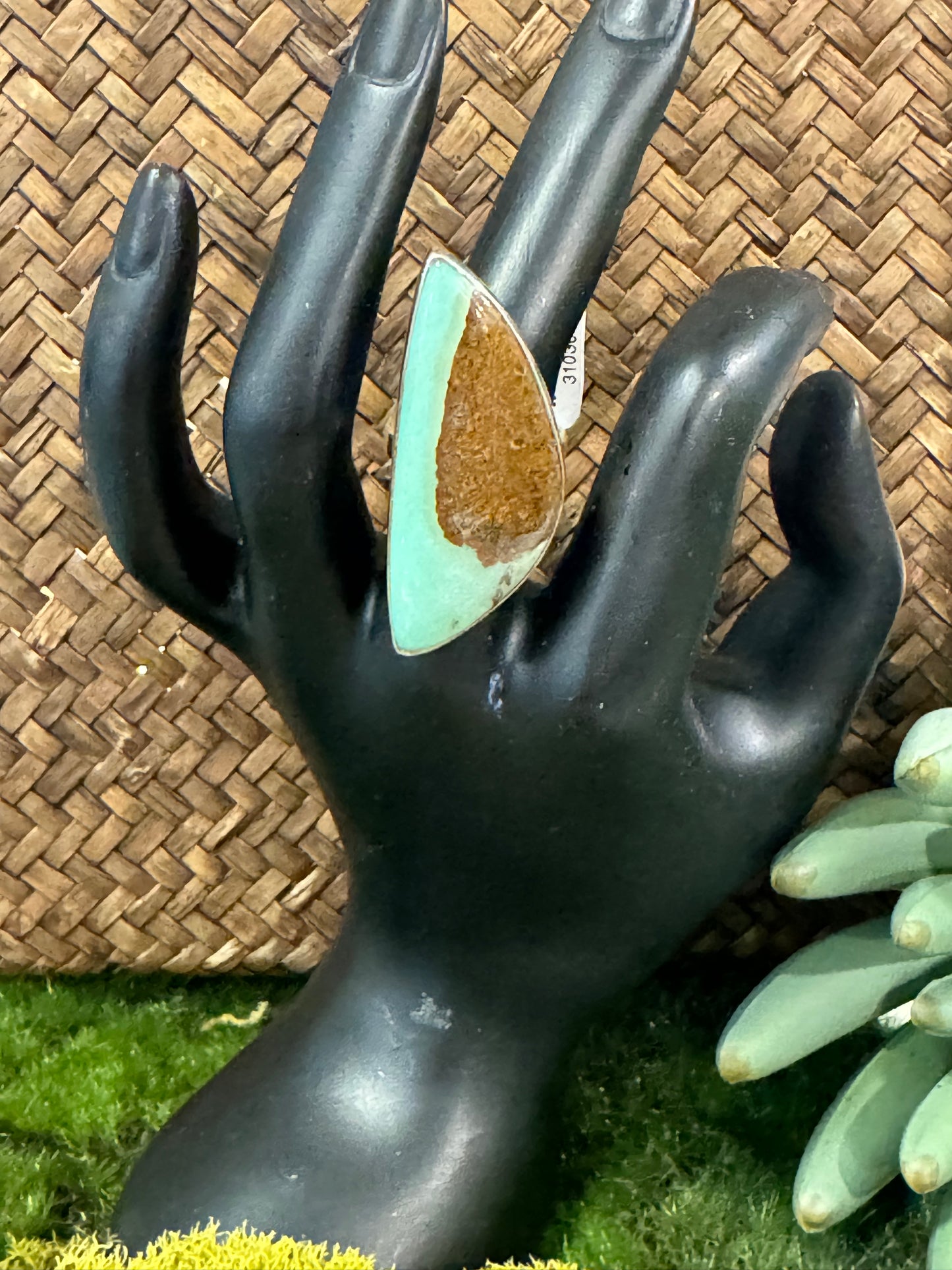 Chrysoprase Ring | Adjustable