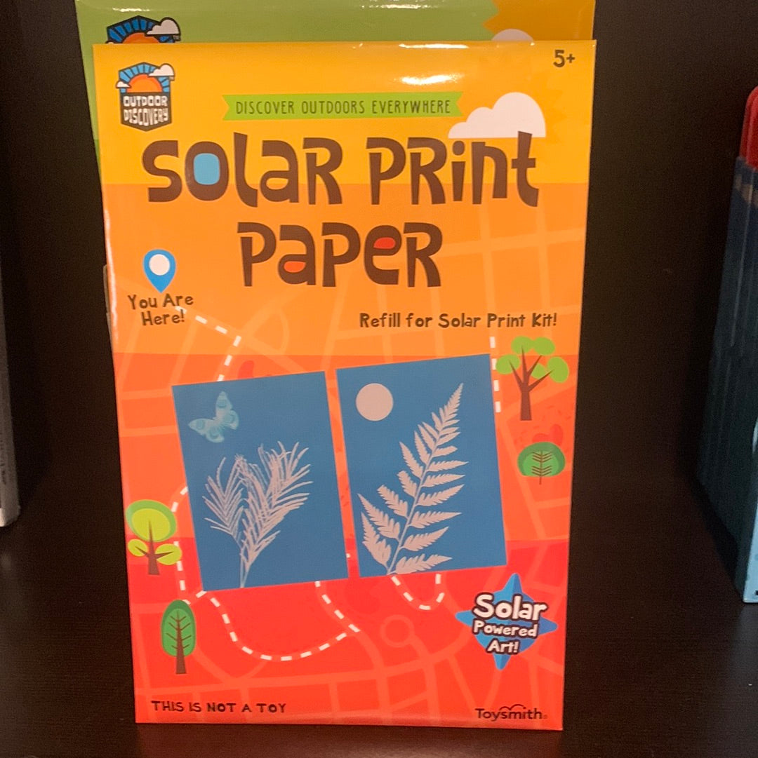 Solar Powered Paper
