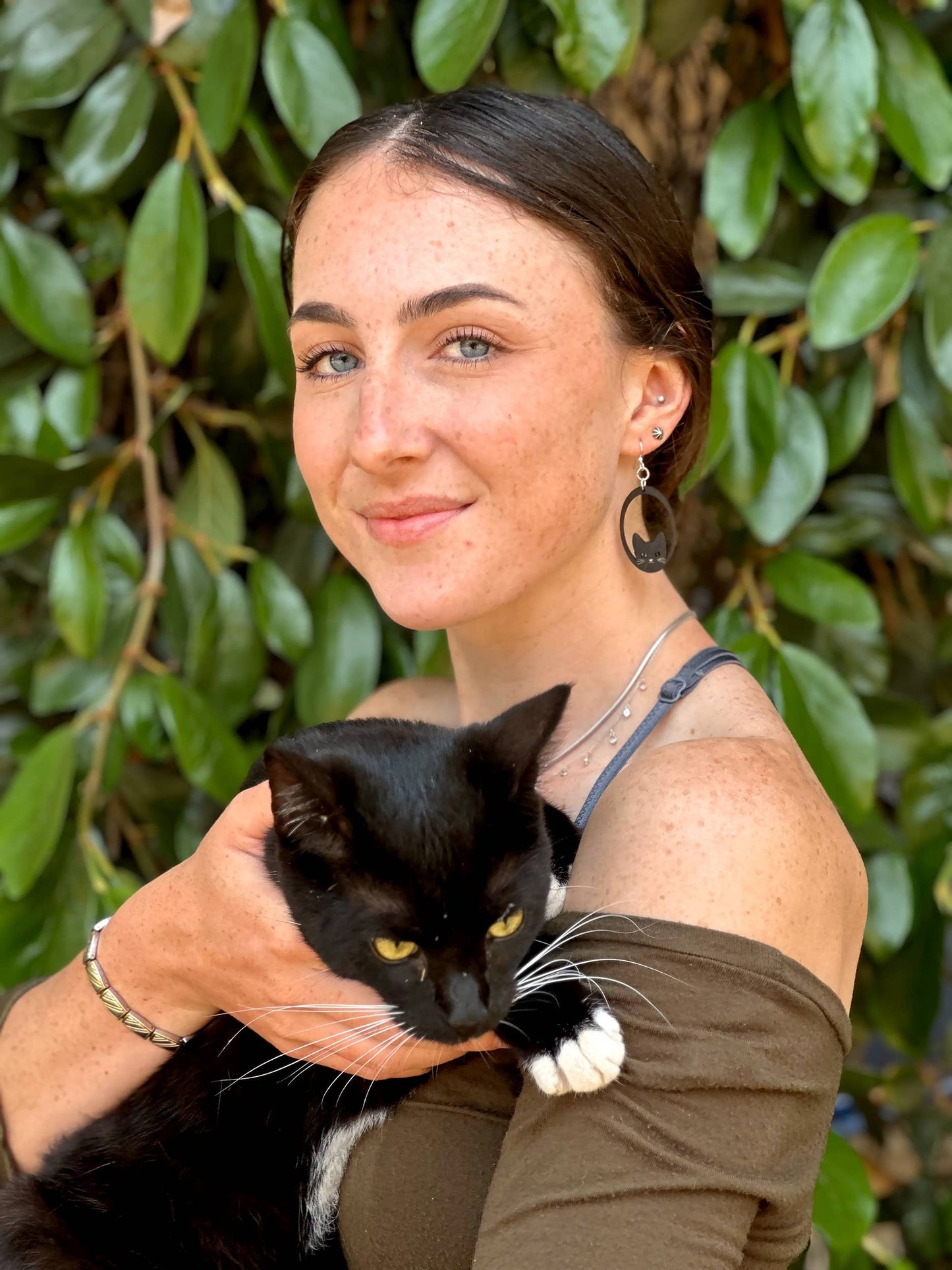 Sneaky Cat Earrings