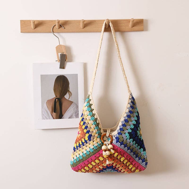 Simple Beach Straw Shouder Bag