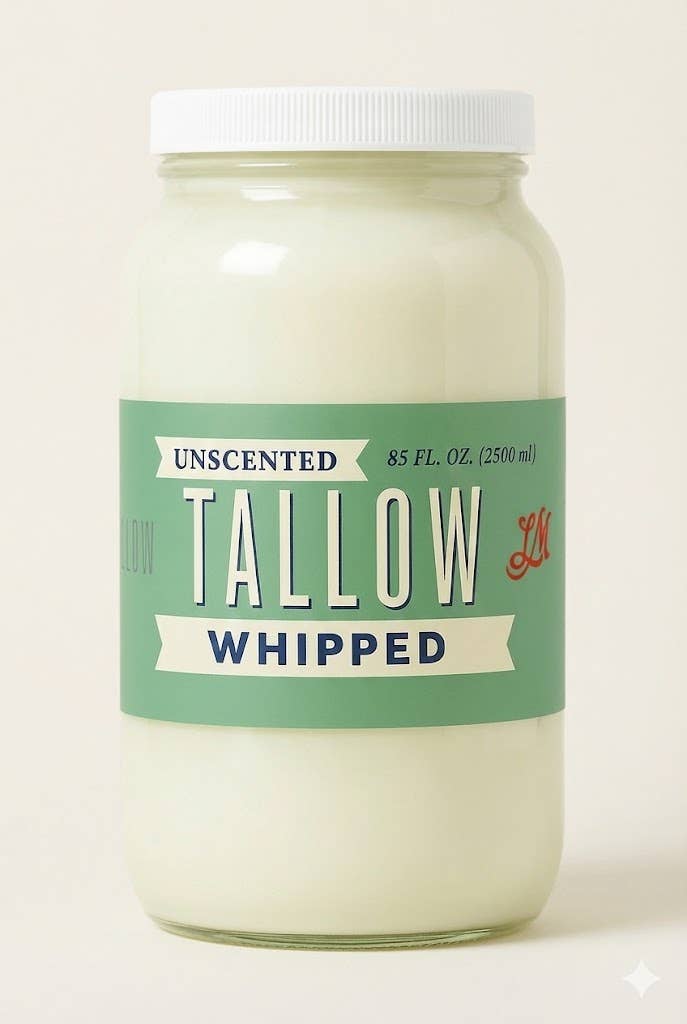 Unscented Whipped Tallow – All-Natural Moisturizer