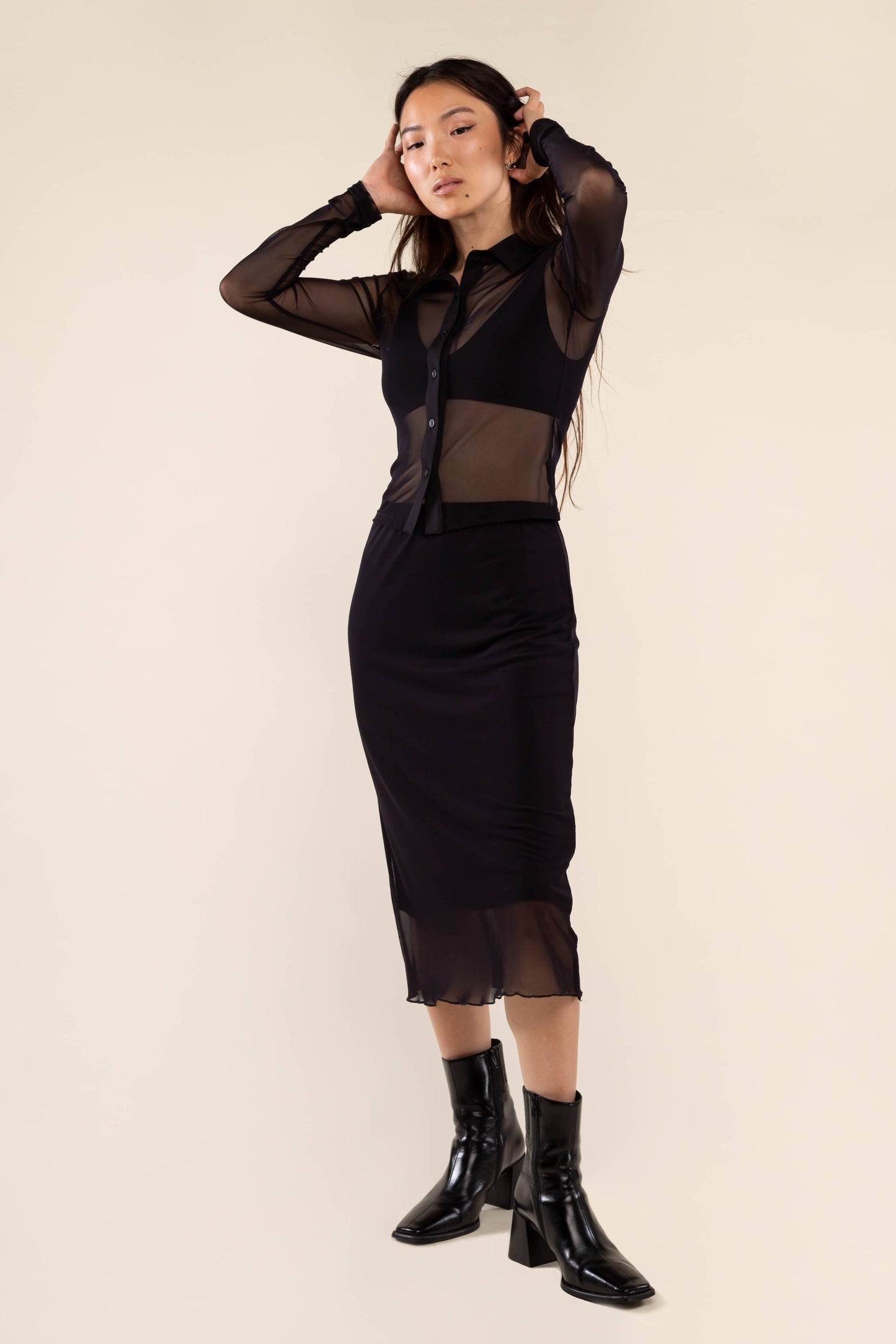 Bess Mesh Skirt - Plus Size