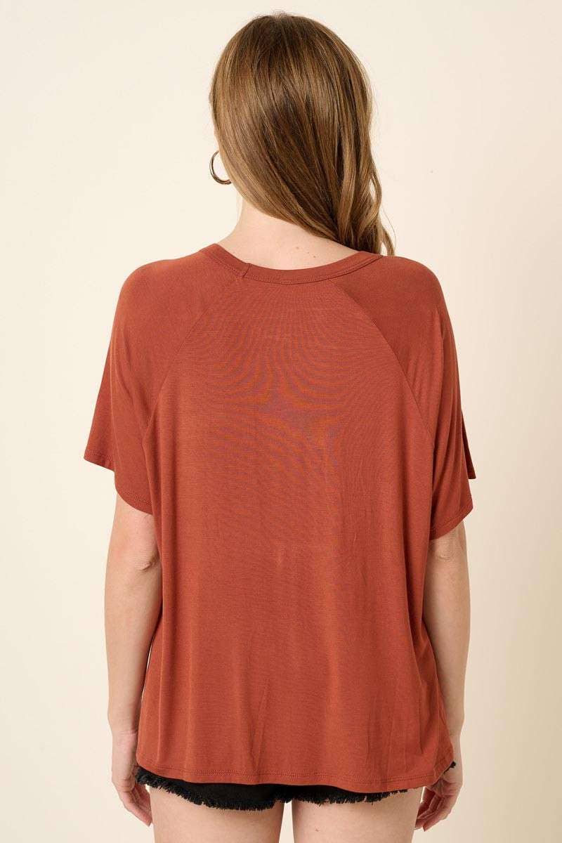 BAMBOO Raglan Short Sleeve Tee