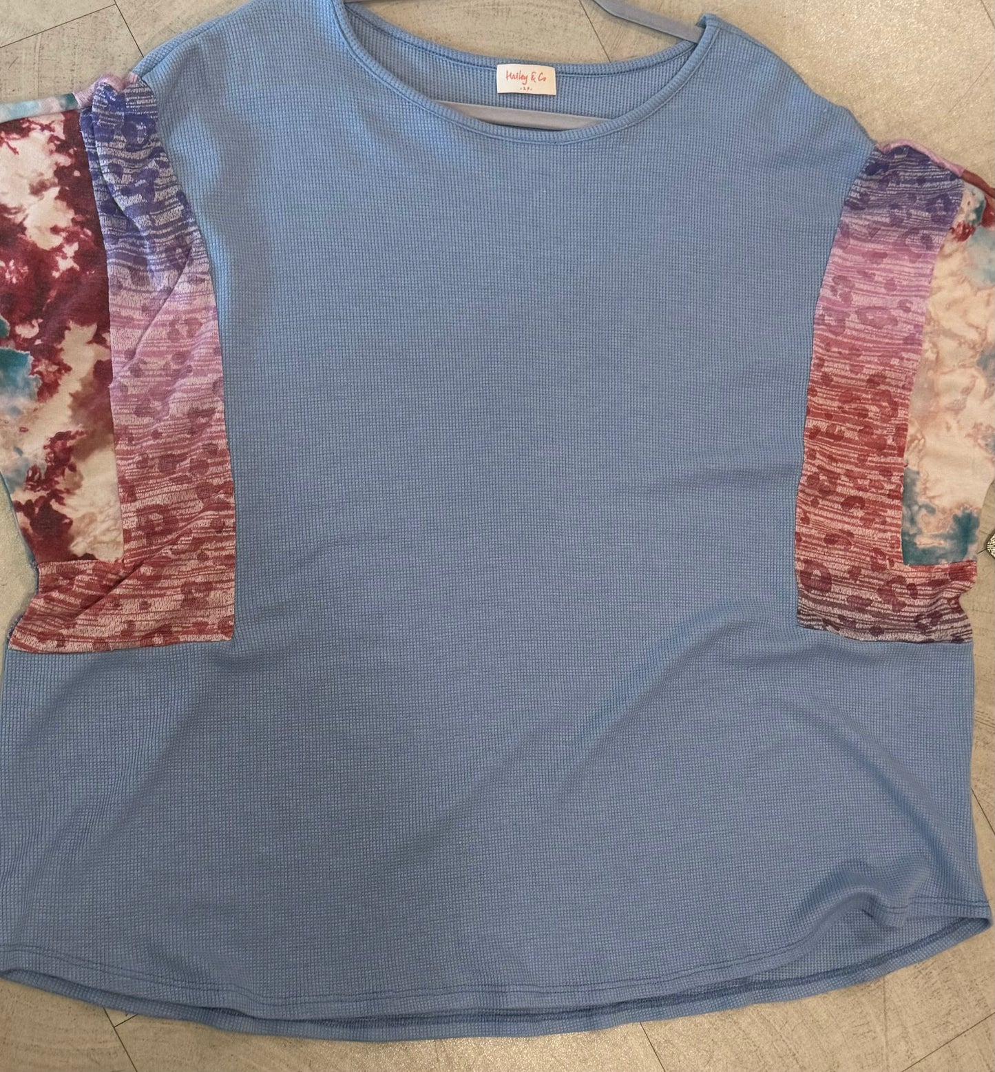Bailey Blue Knit Top | Hailey & Co