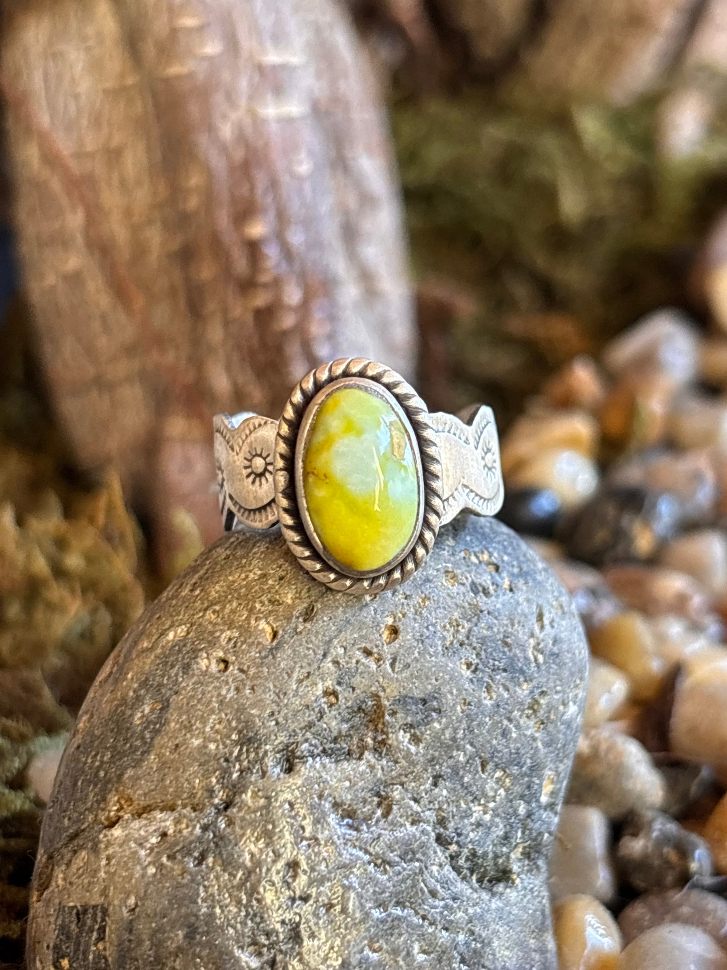 Palomino Variscite Ring | Adjustable