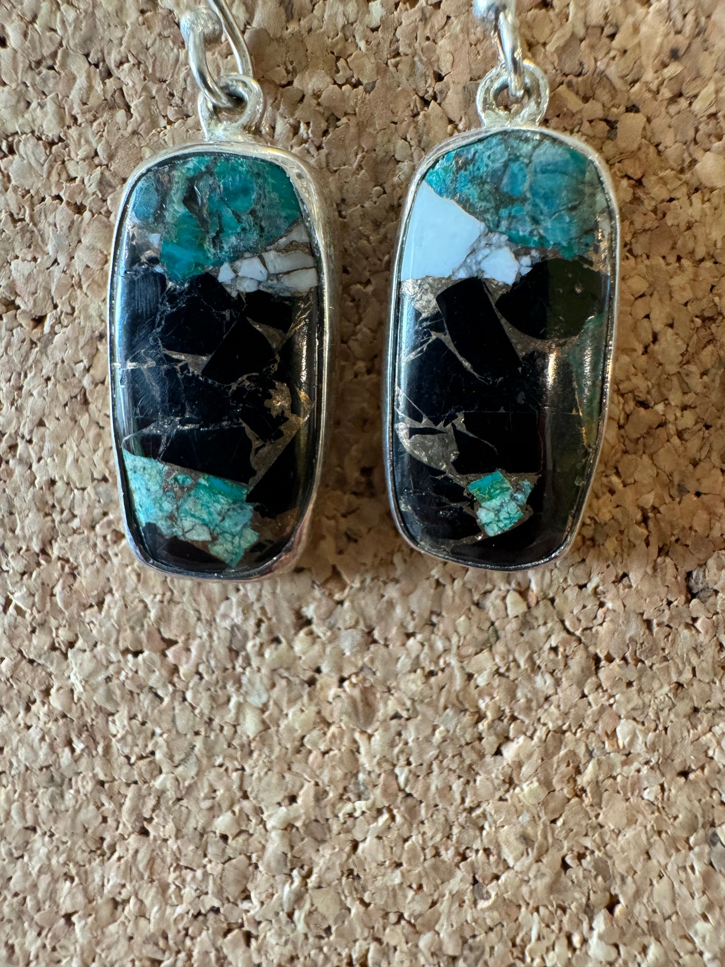 Gemstone Hanging Earrings