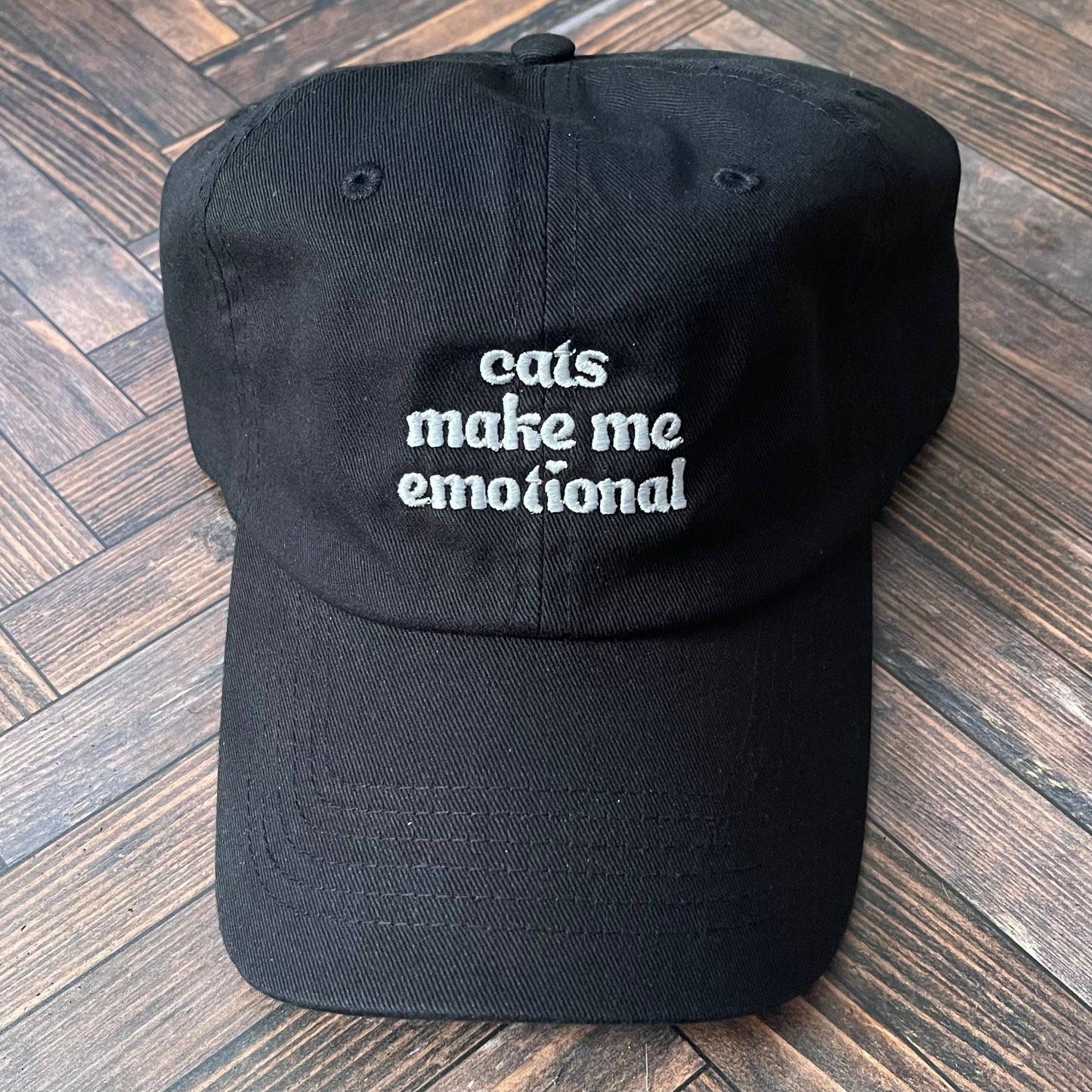 Cats make me emotional Baseball Cap Unisex Dad Hat