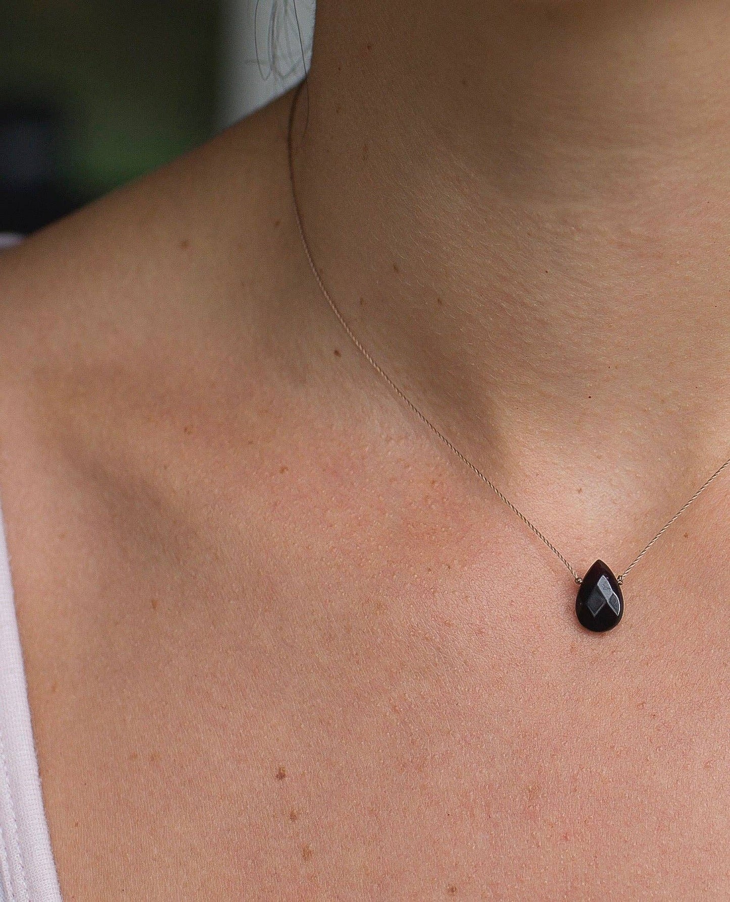 Blk Onyx Soul-Full of Light Necklace Stress Relief