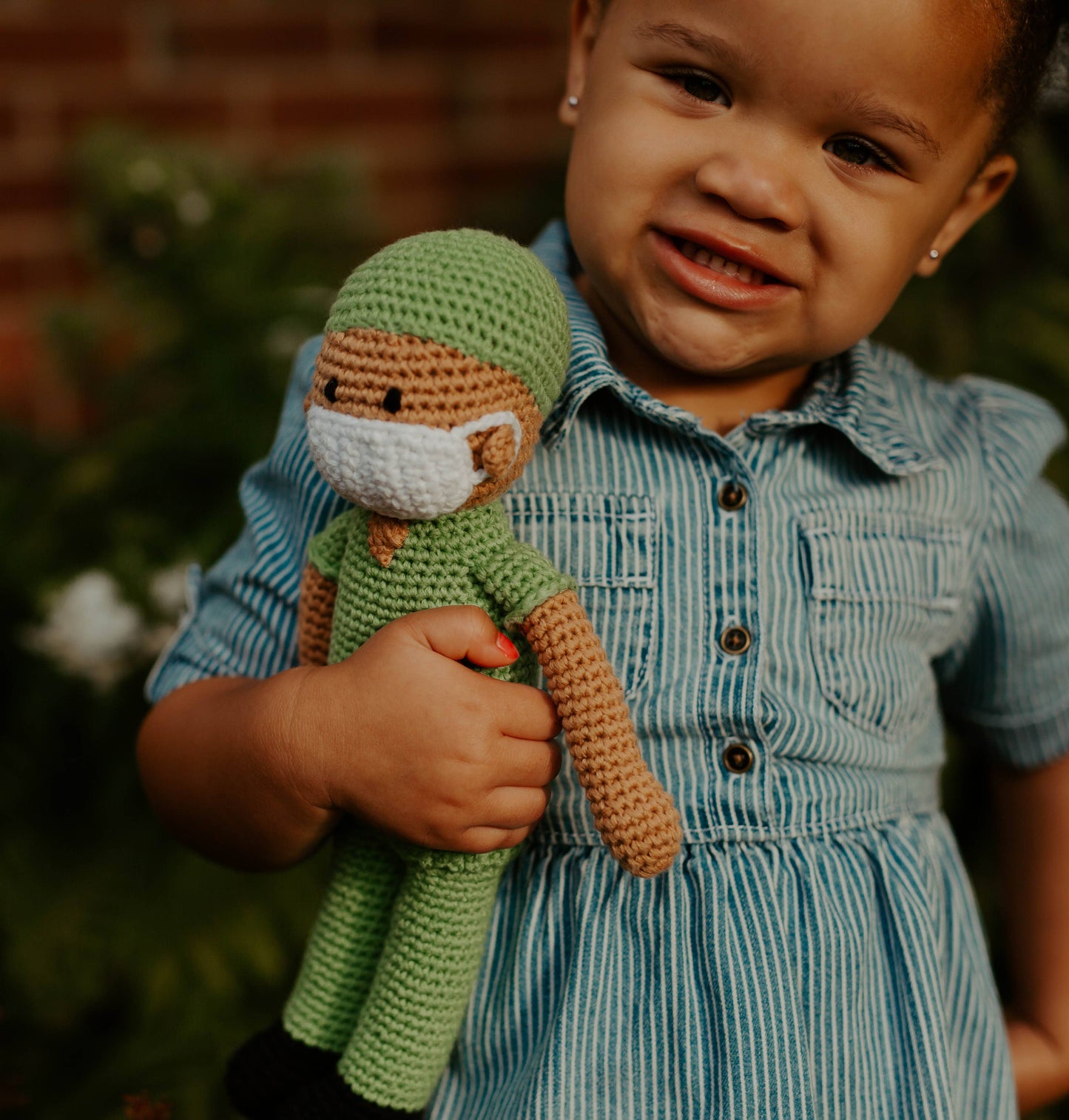 Handmade Hospital Hero - Surgeon Doll in Scrubs