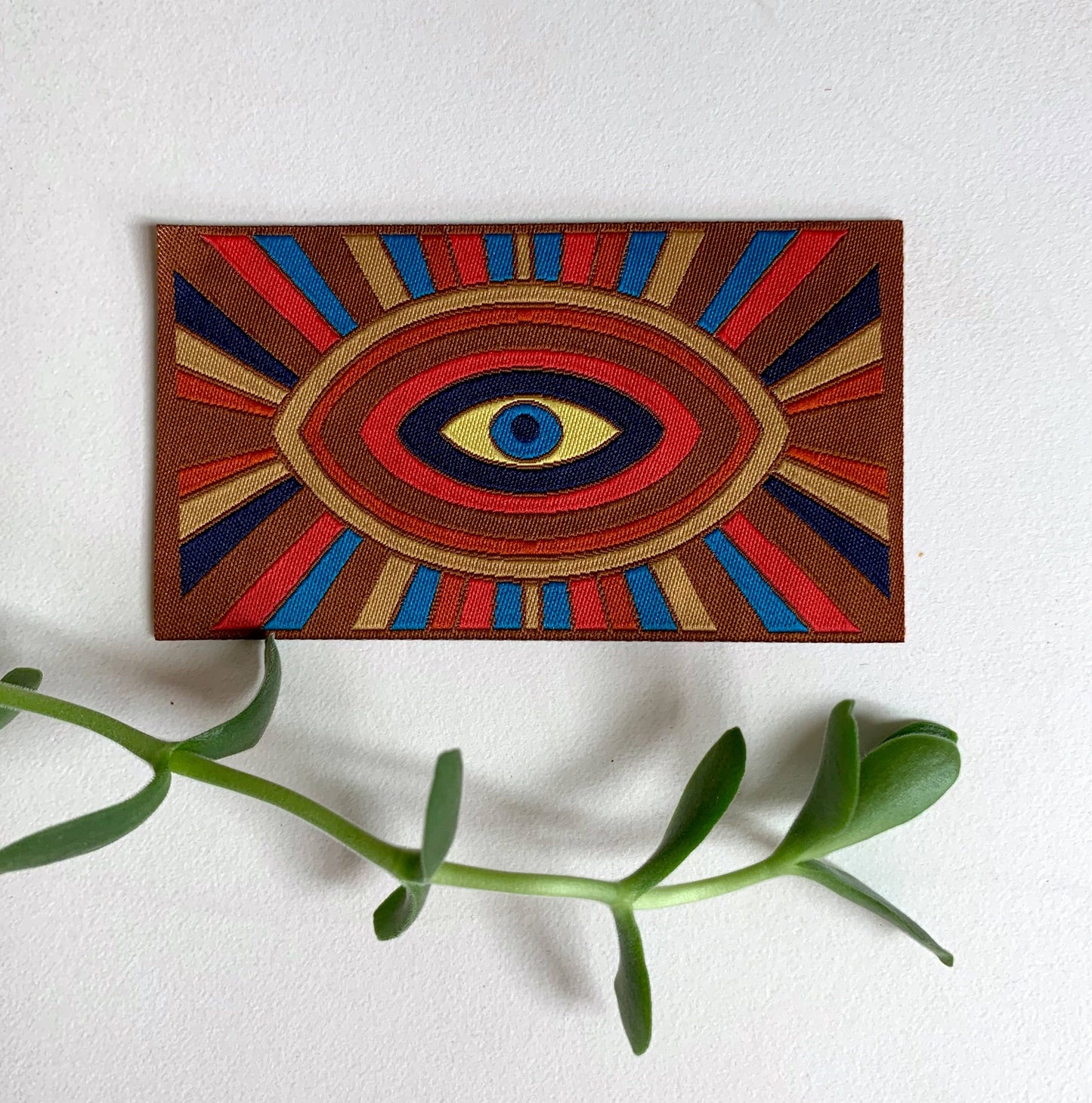 Eyeball- Woven Iron On Patch