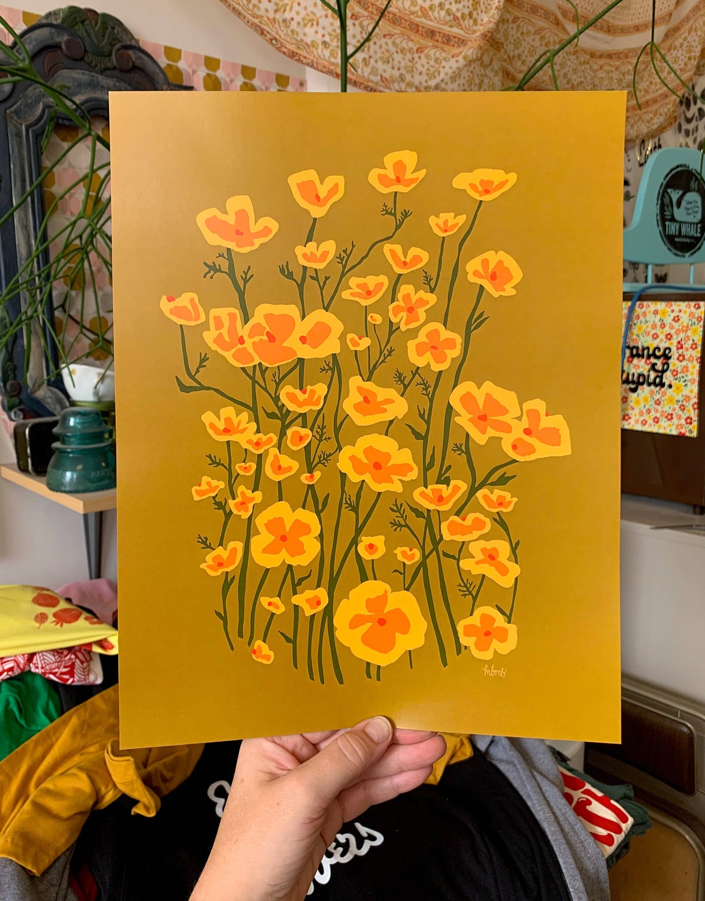 Poppies-11 X 14 Print