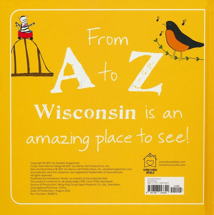 ABC’s Of Wisconsin Book