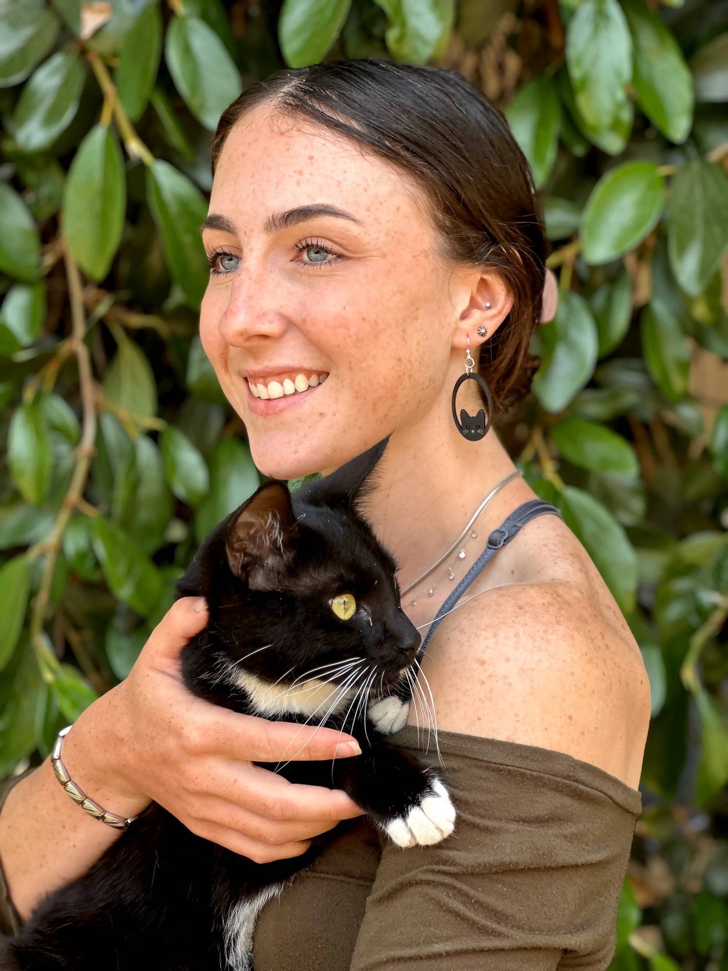 Sneaky Cat Earrings