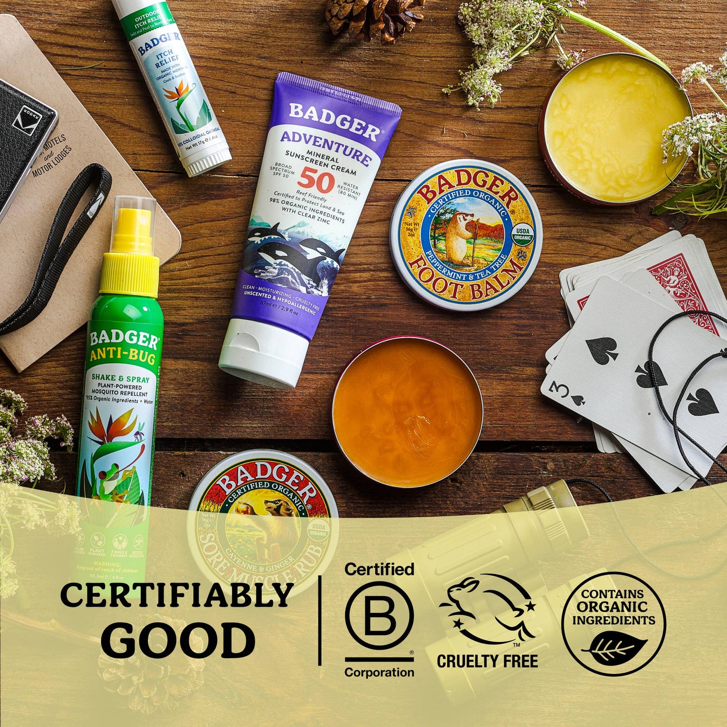 Foot Balm for Dry Cracked Heels and Feet - Badger 2oz