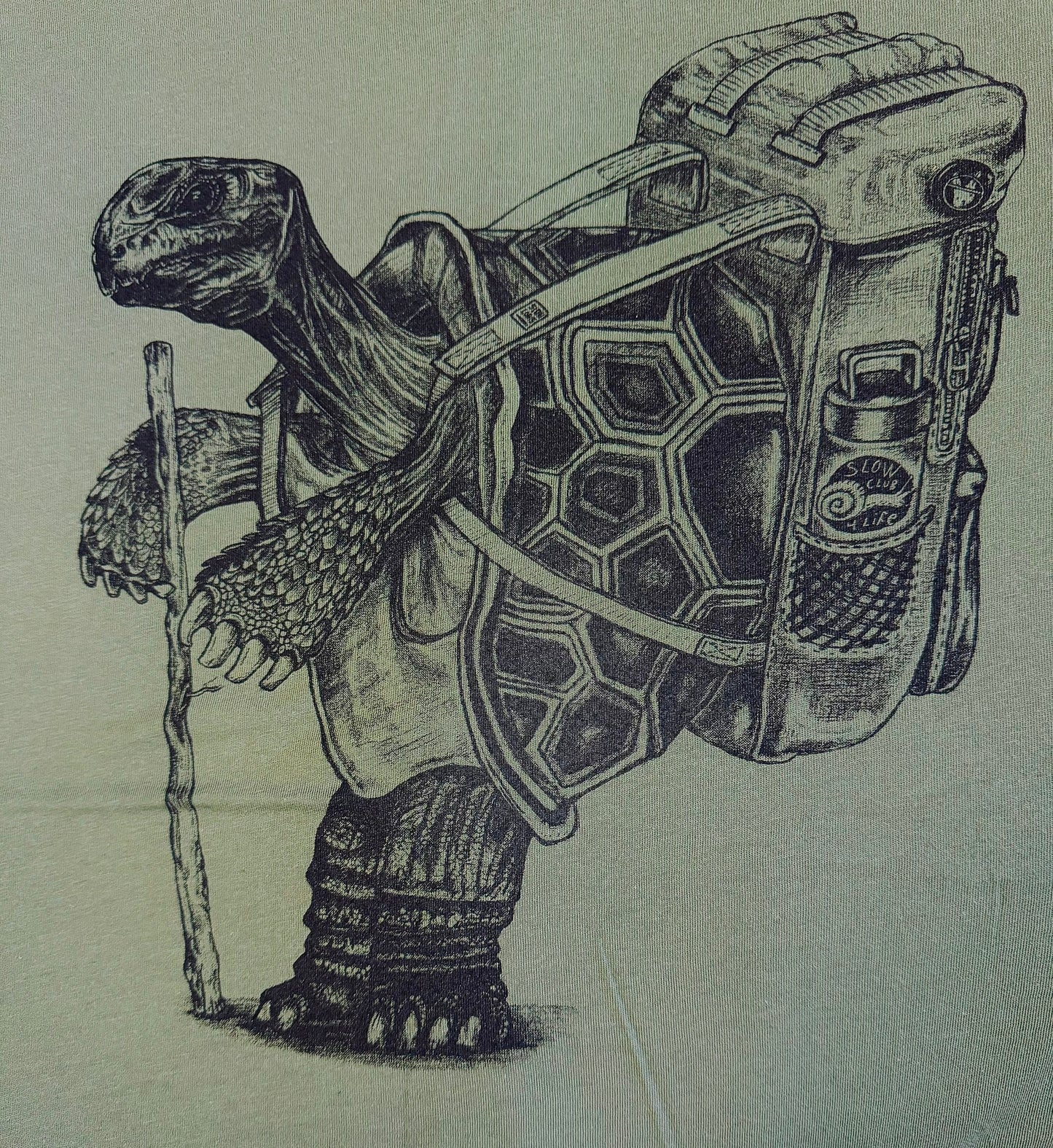 Hiking Tortoise Tee | by Slow Loris