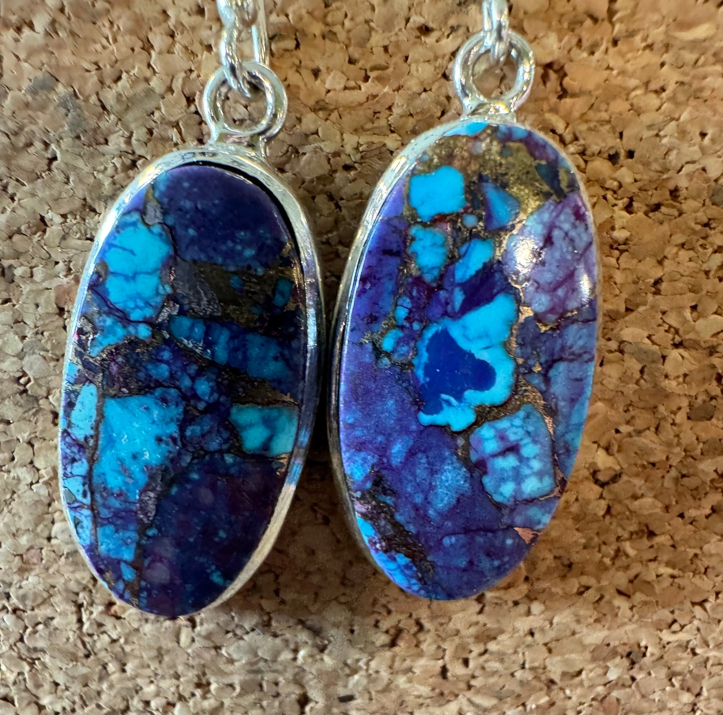 Gemstone Hanging Earrings
