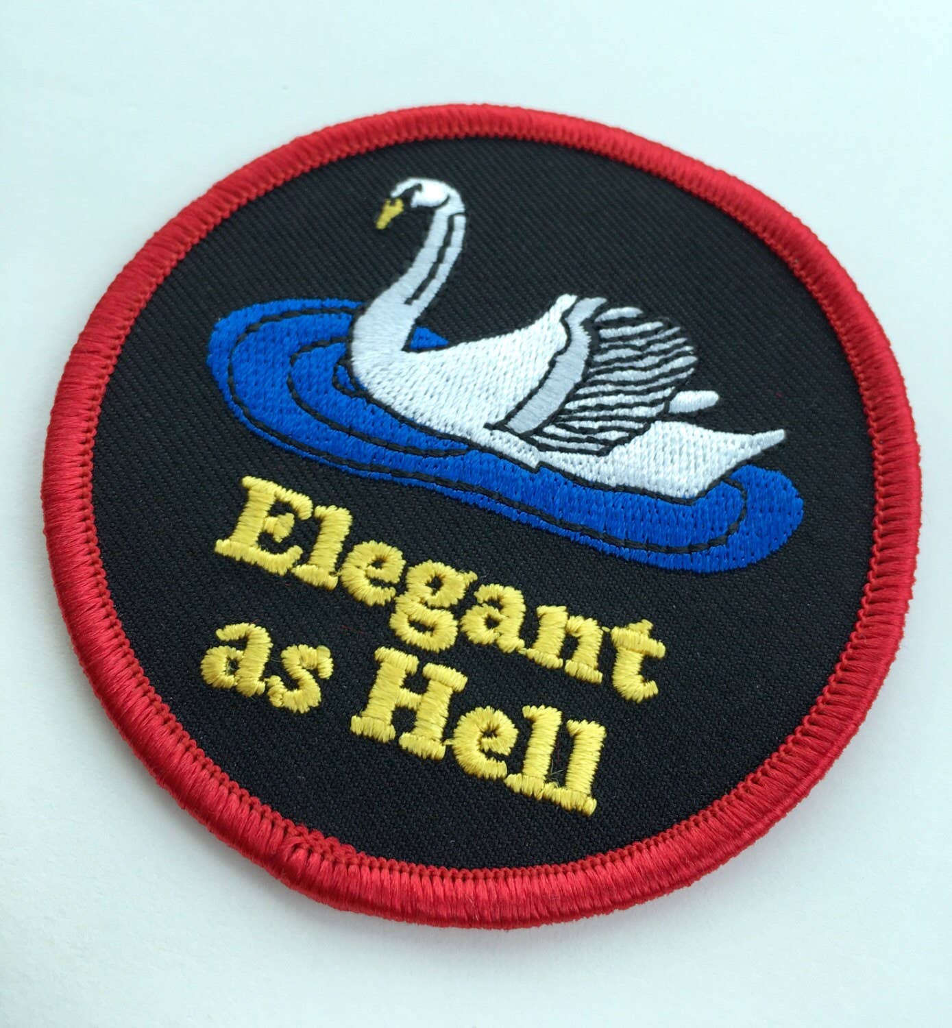Elegant As Hell- Iron On Patch