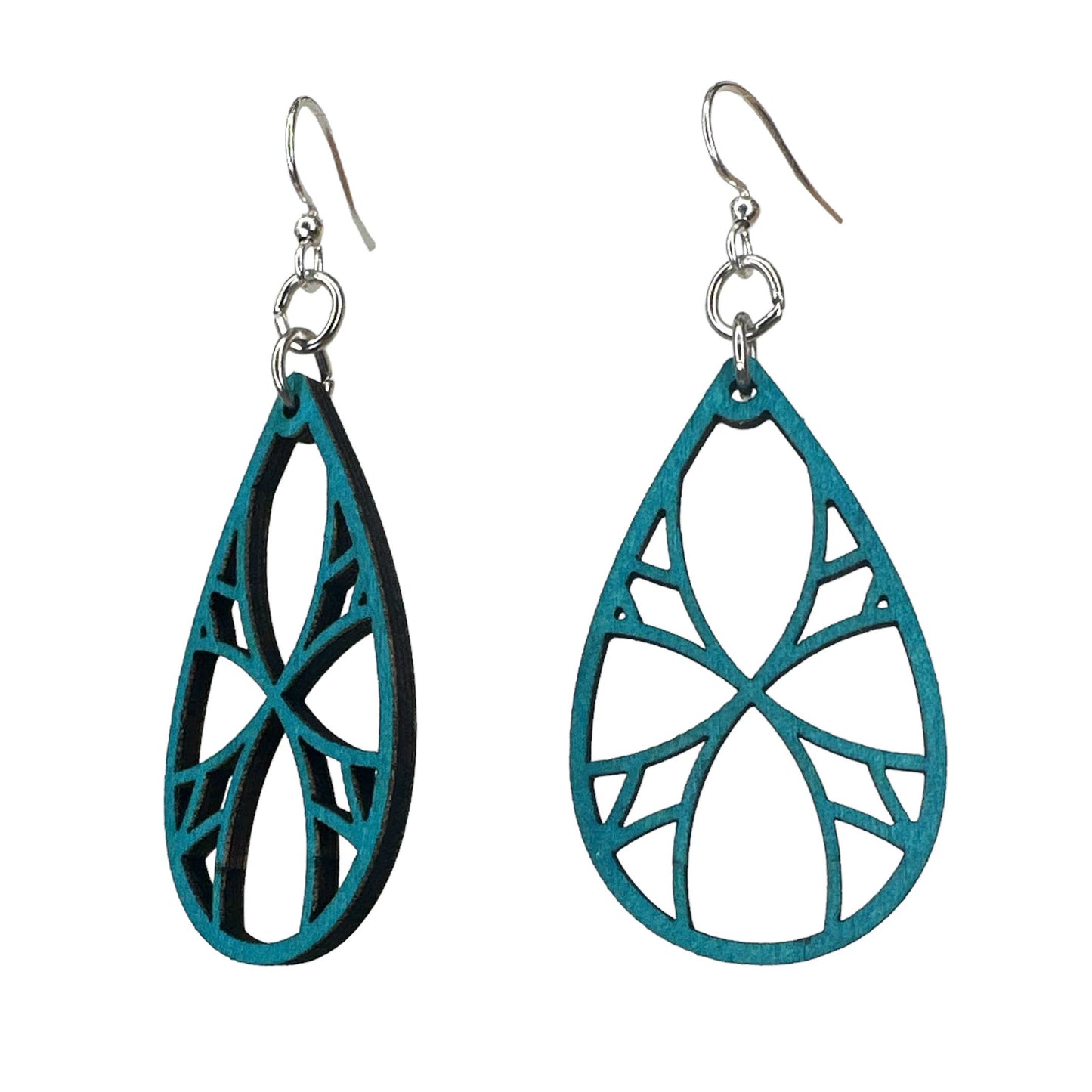 Kaleidoscope Leaf Earring #1782