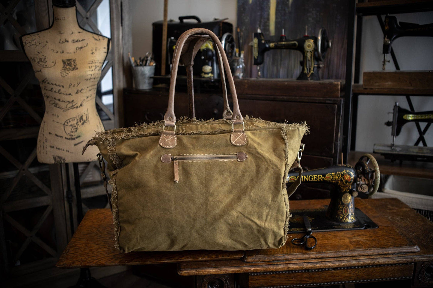 Spruce Tree Forrest Recycled Canvas Weekender