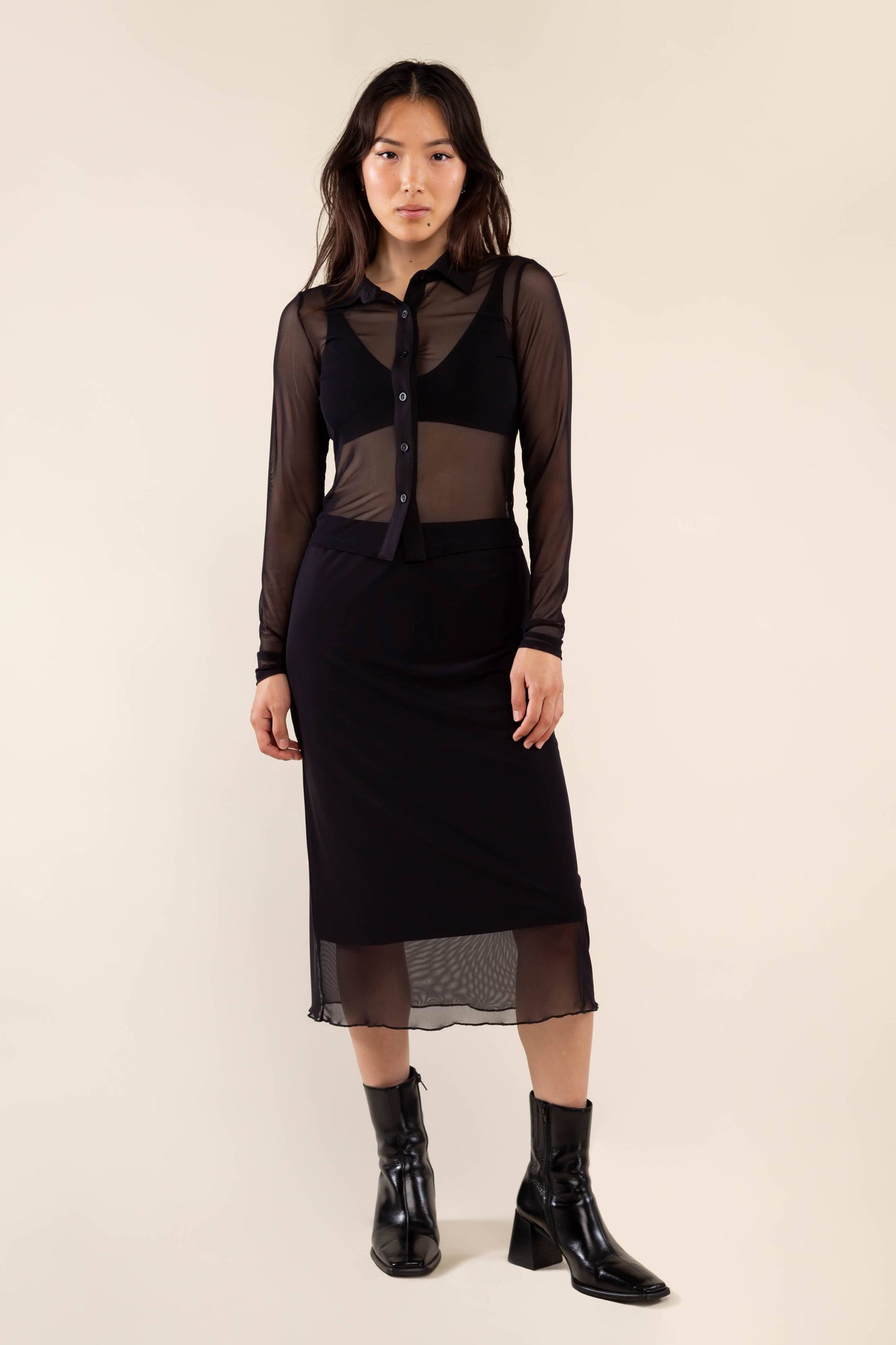 Bess Mesh Skirt - Plus Size