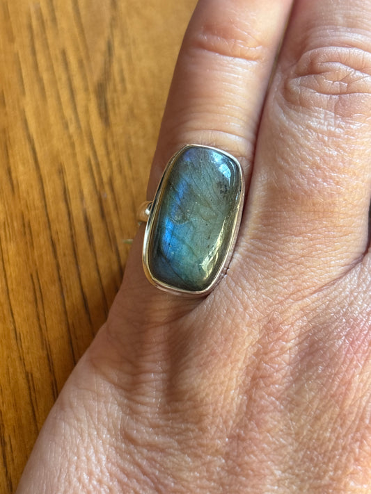 Labradorite Ring | Size 5