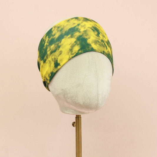 Yellow and Green Stretch Headband