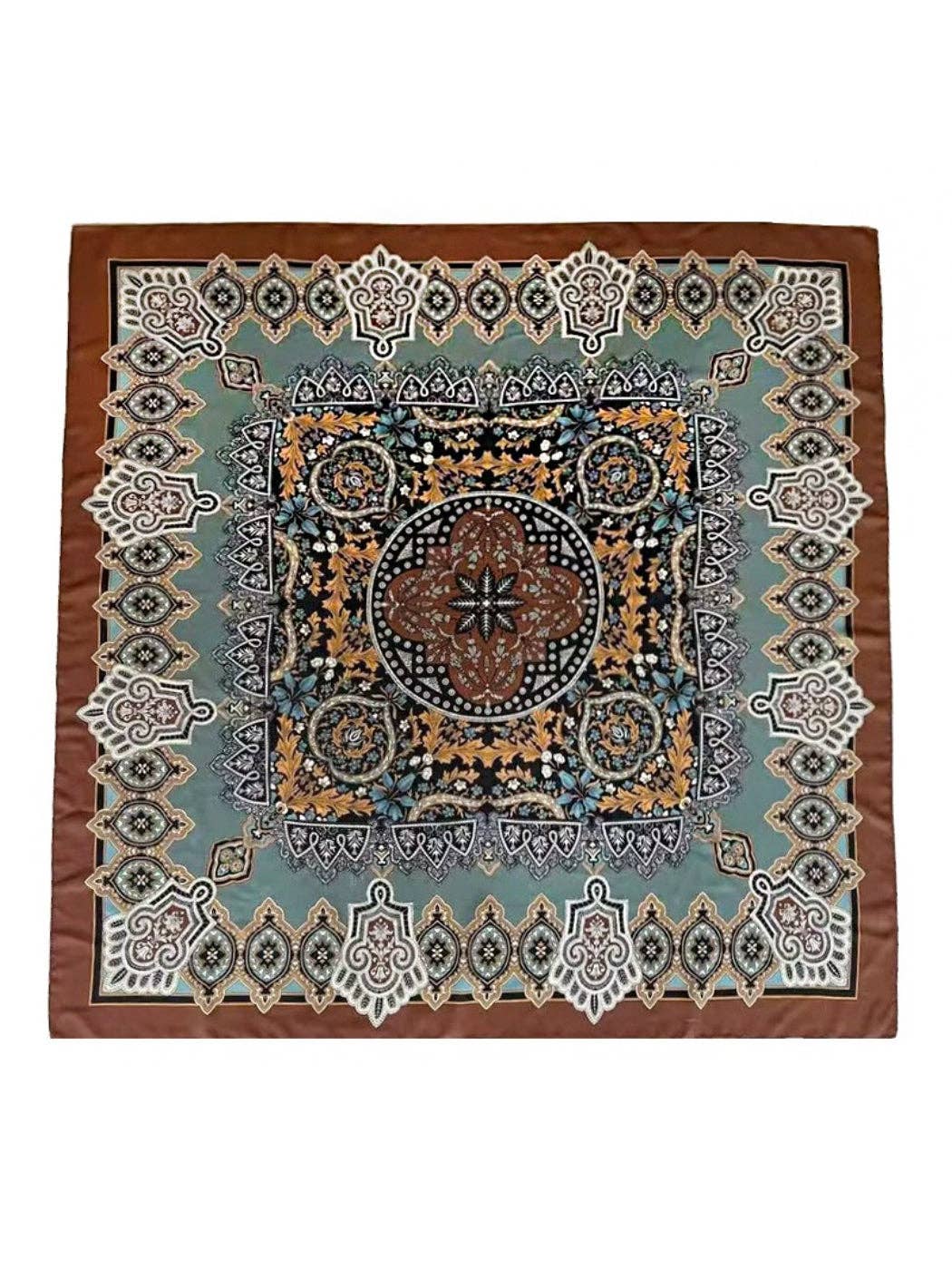 Paisley Medallion Square Scarf