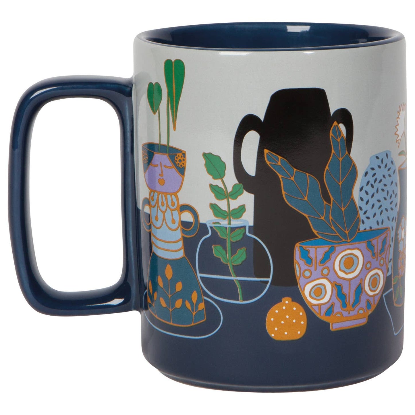 Still Life Ceramic Studio Mug 14 oz Capacity