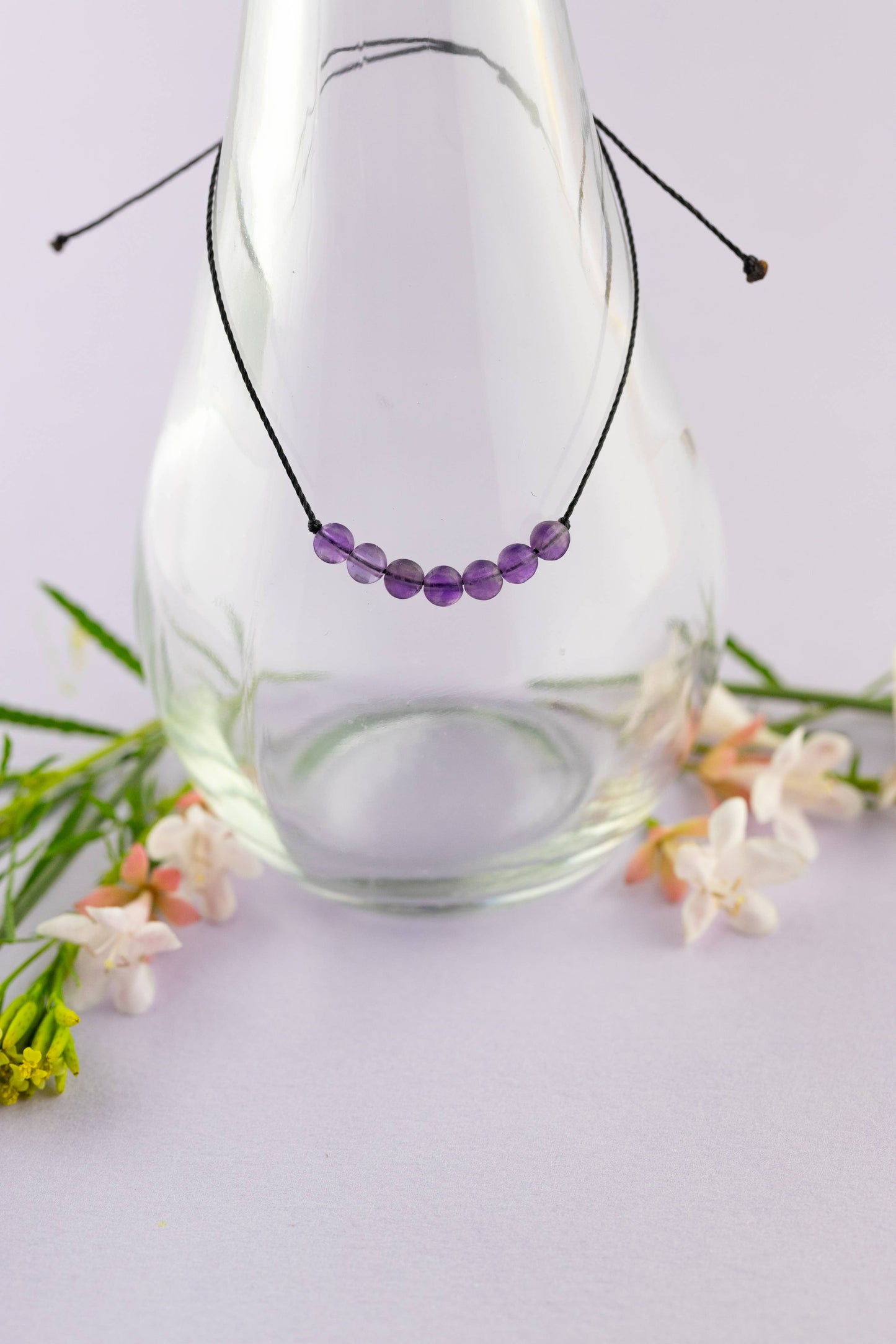 Amethyst Hummingbird Bracelet for Fearless