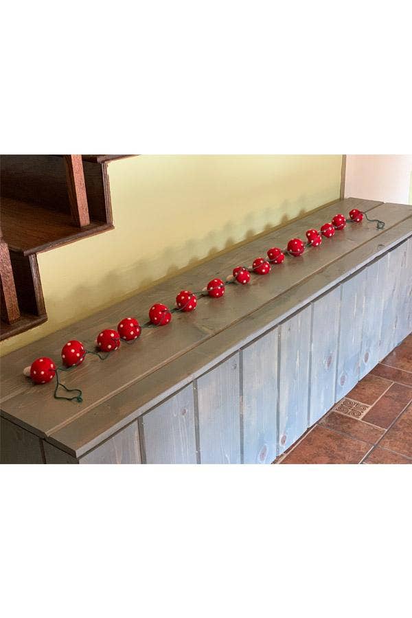 Mushroom Felt Garland