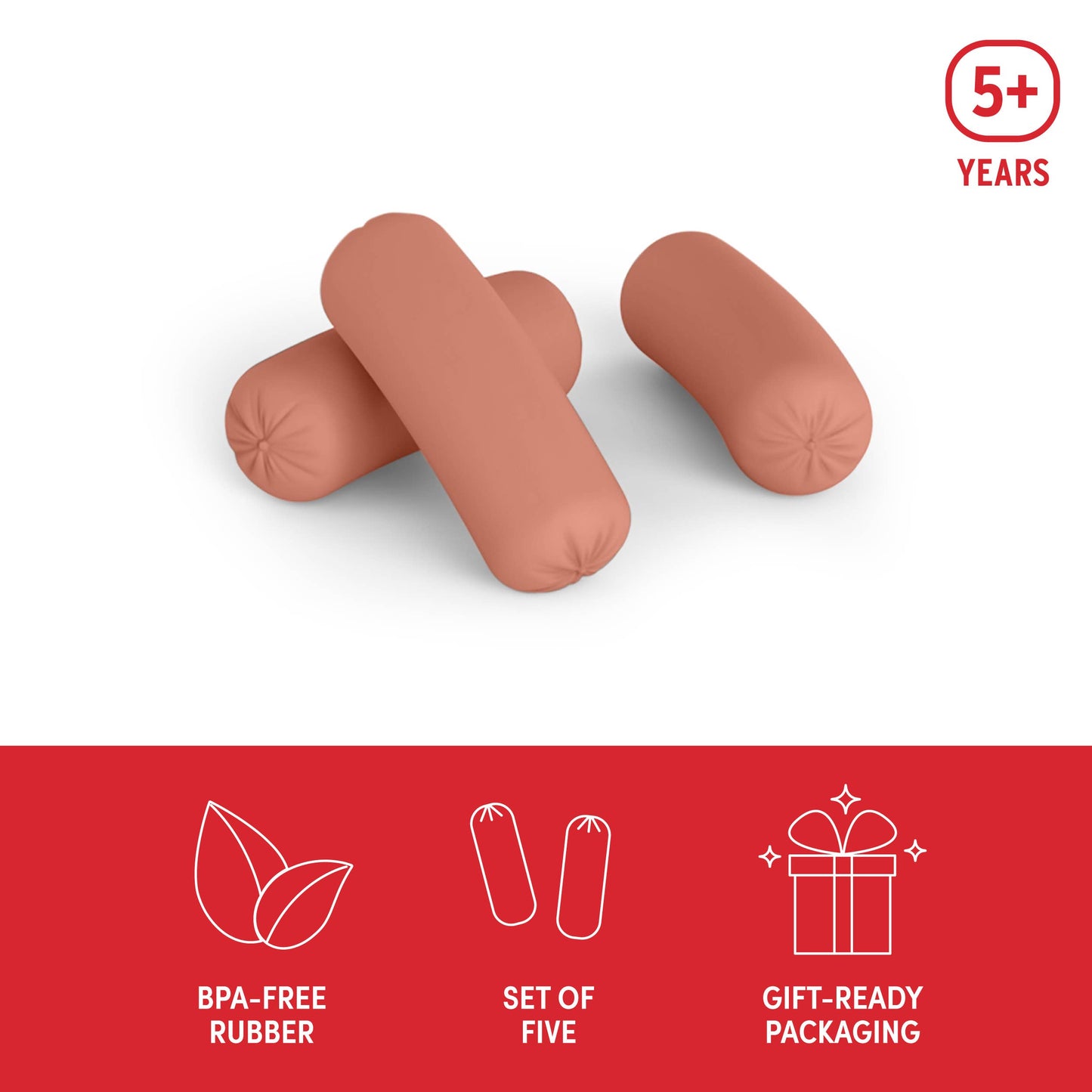 Cocktail Wiener Erasers - Set of 5