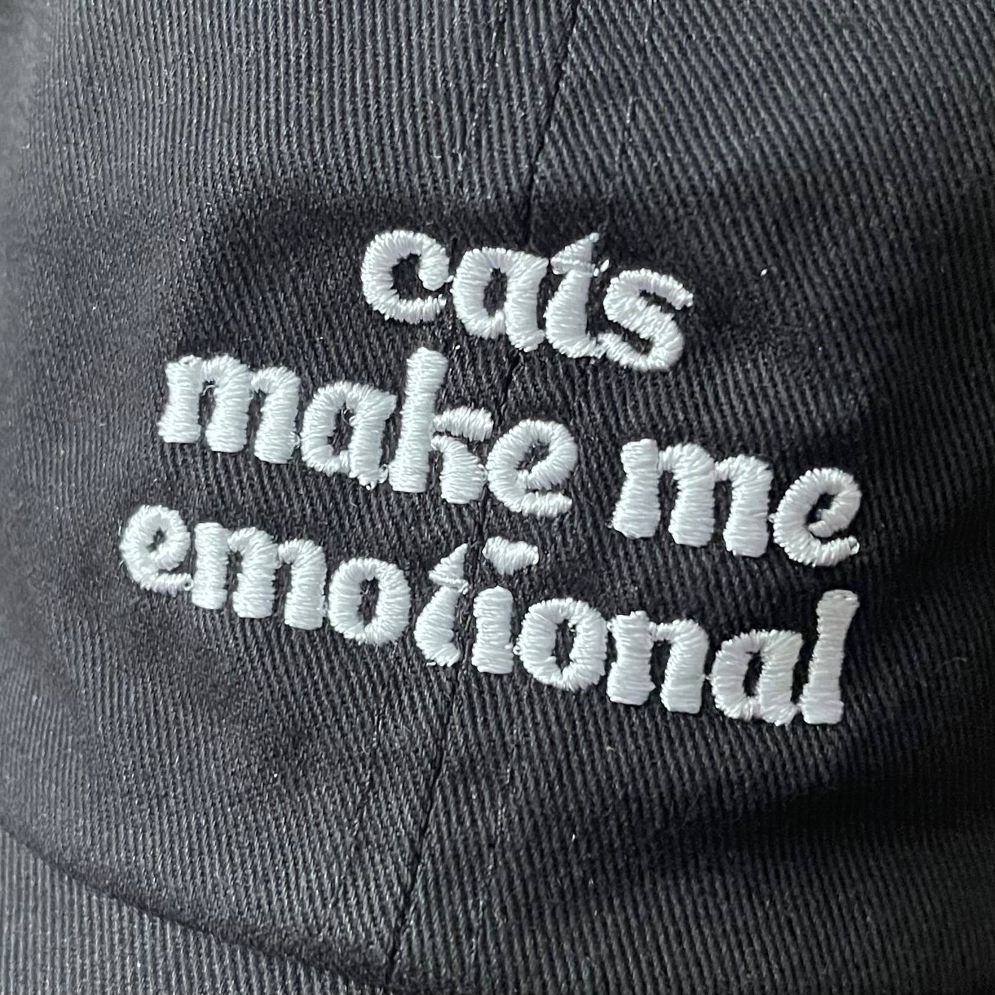 Cats make me emotional Baseball Cap Unisex Dad Hat