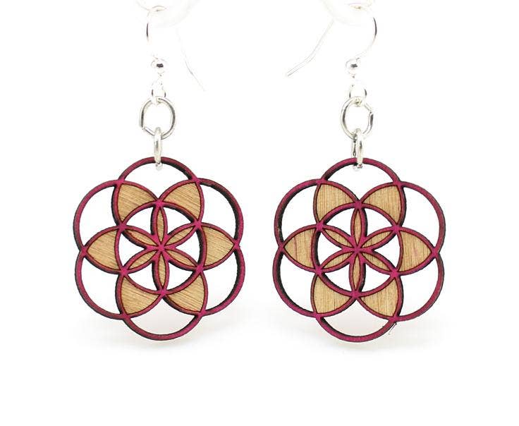 Seed of Life Blossoms Earrings