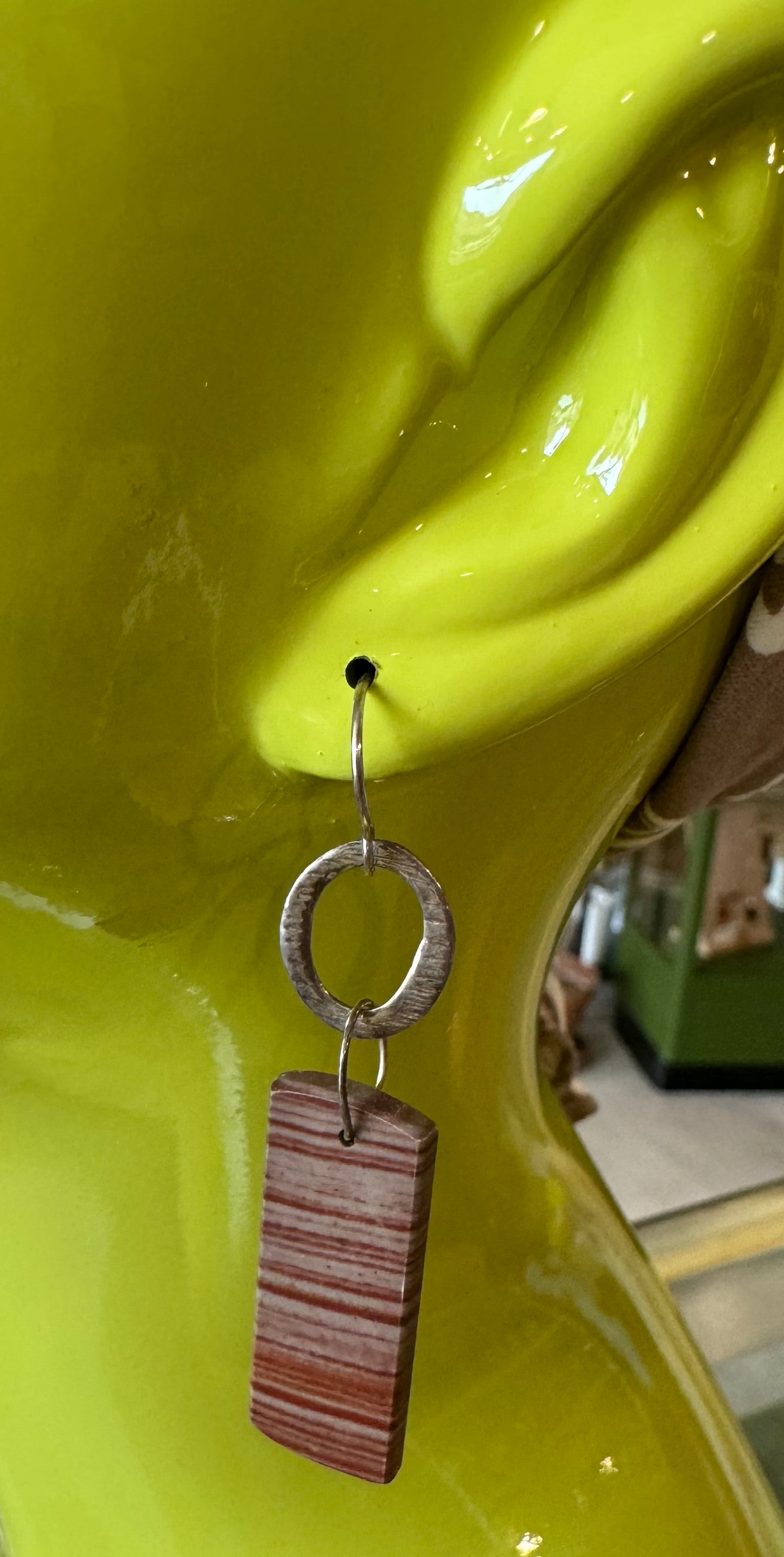 Gemstone Hanging Earrings