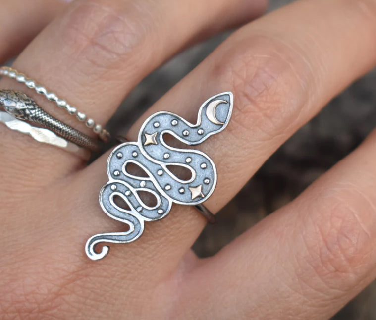 Celestial Snake Ring