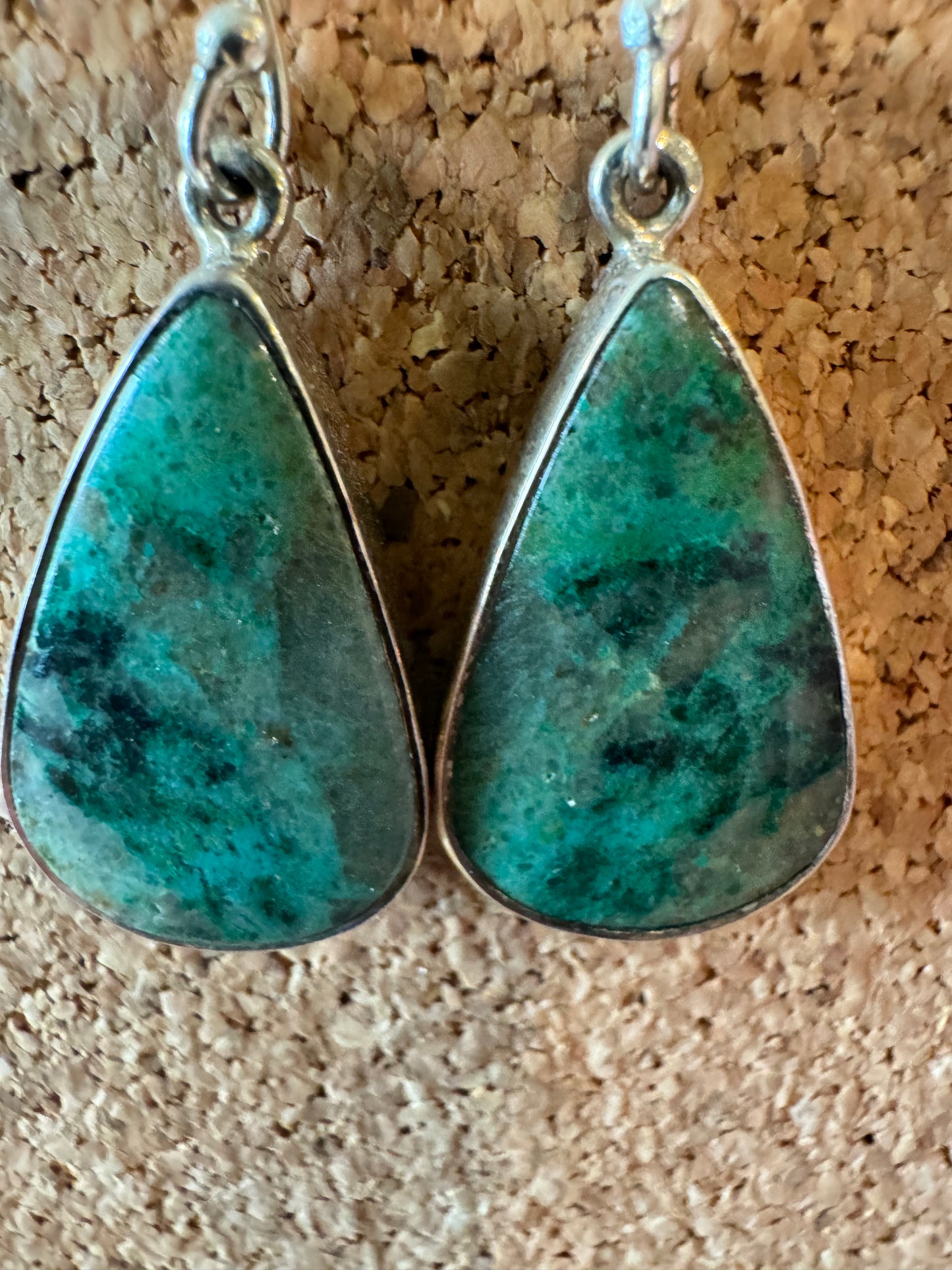 Gemstone Hanging Earrings