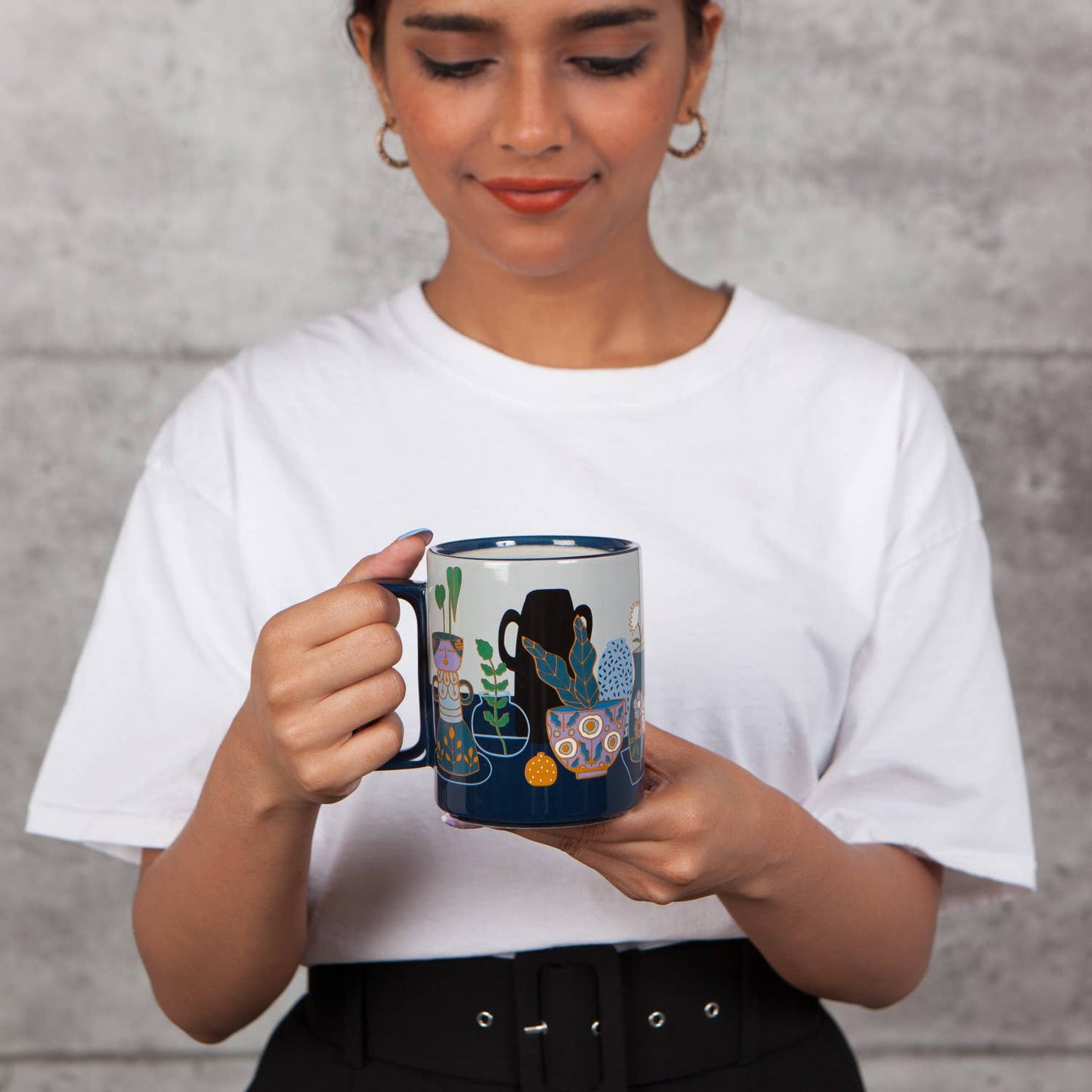 Still Life Ceramic Studio Mug 14 oz Capacity