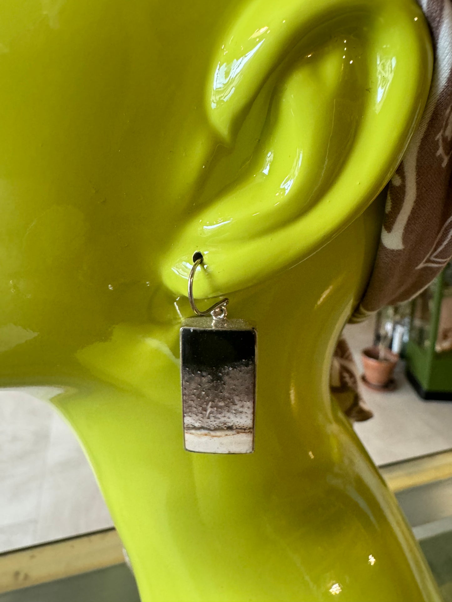 Gemstone Hanging Earrings