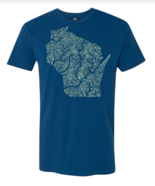 Wisconsin Rivers Unisex Tshirt
