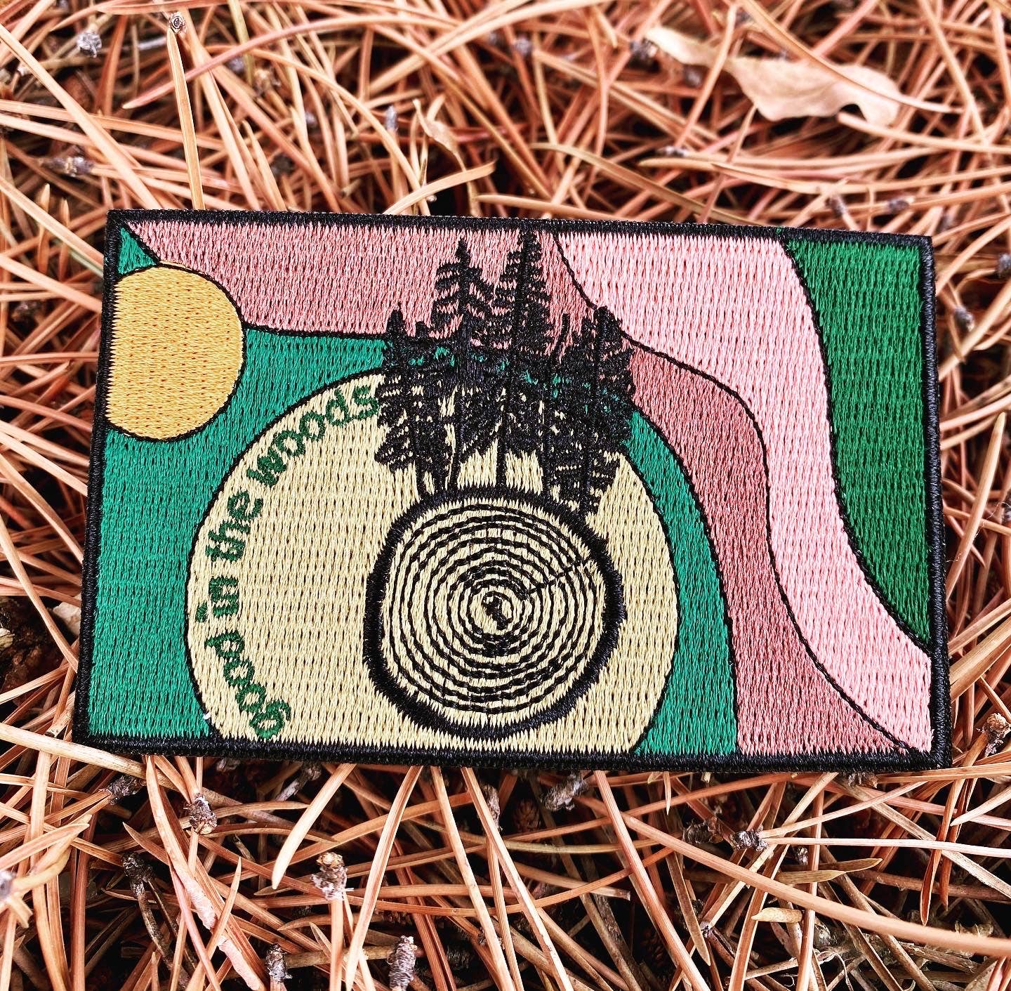 Corduroy Trucker Hat Good in the Woods Patch Snapback Hat