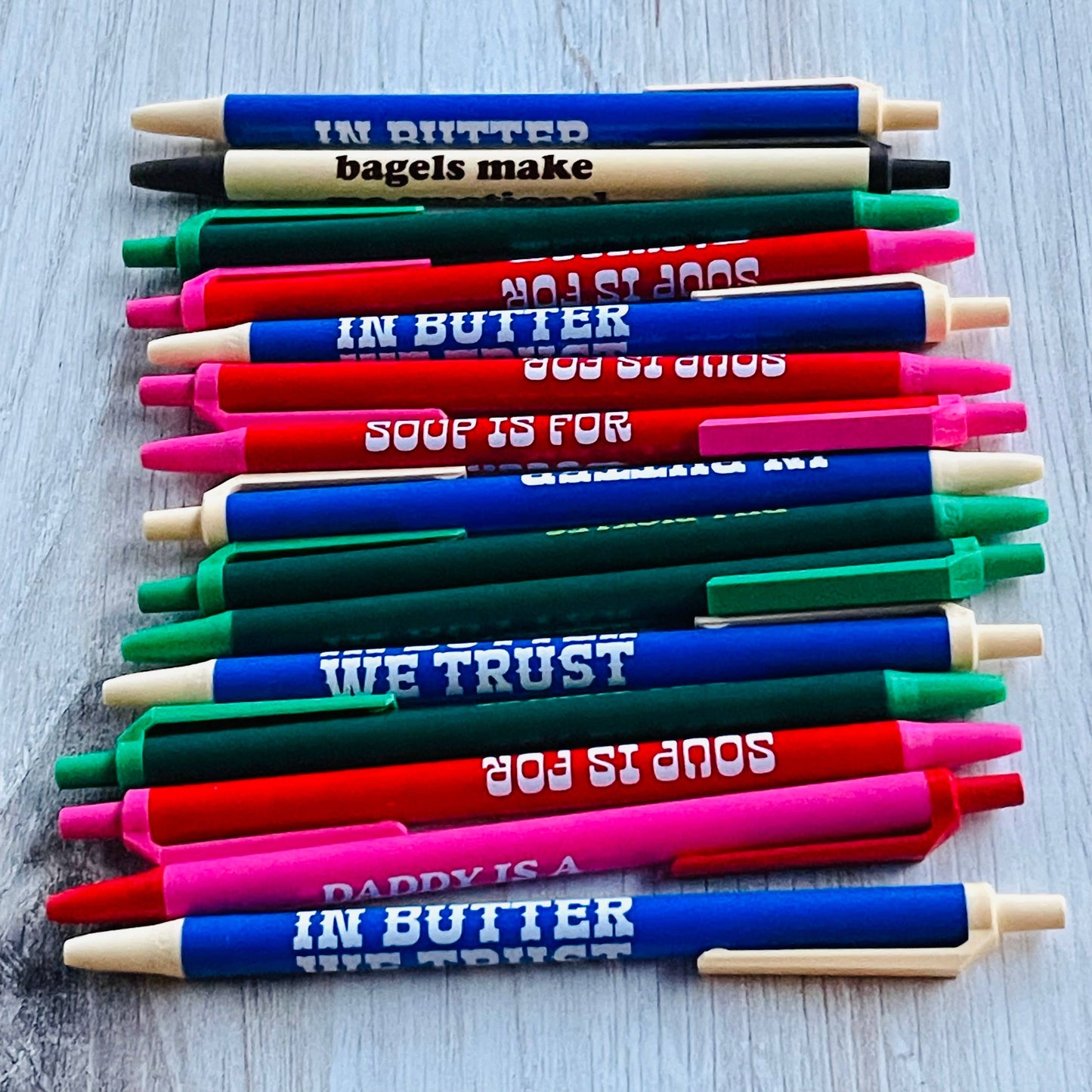 Cheese Eating Champ Bic Clic Stic Pen