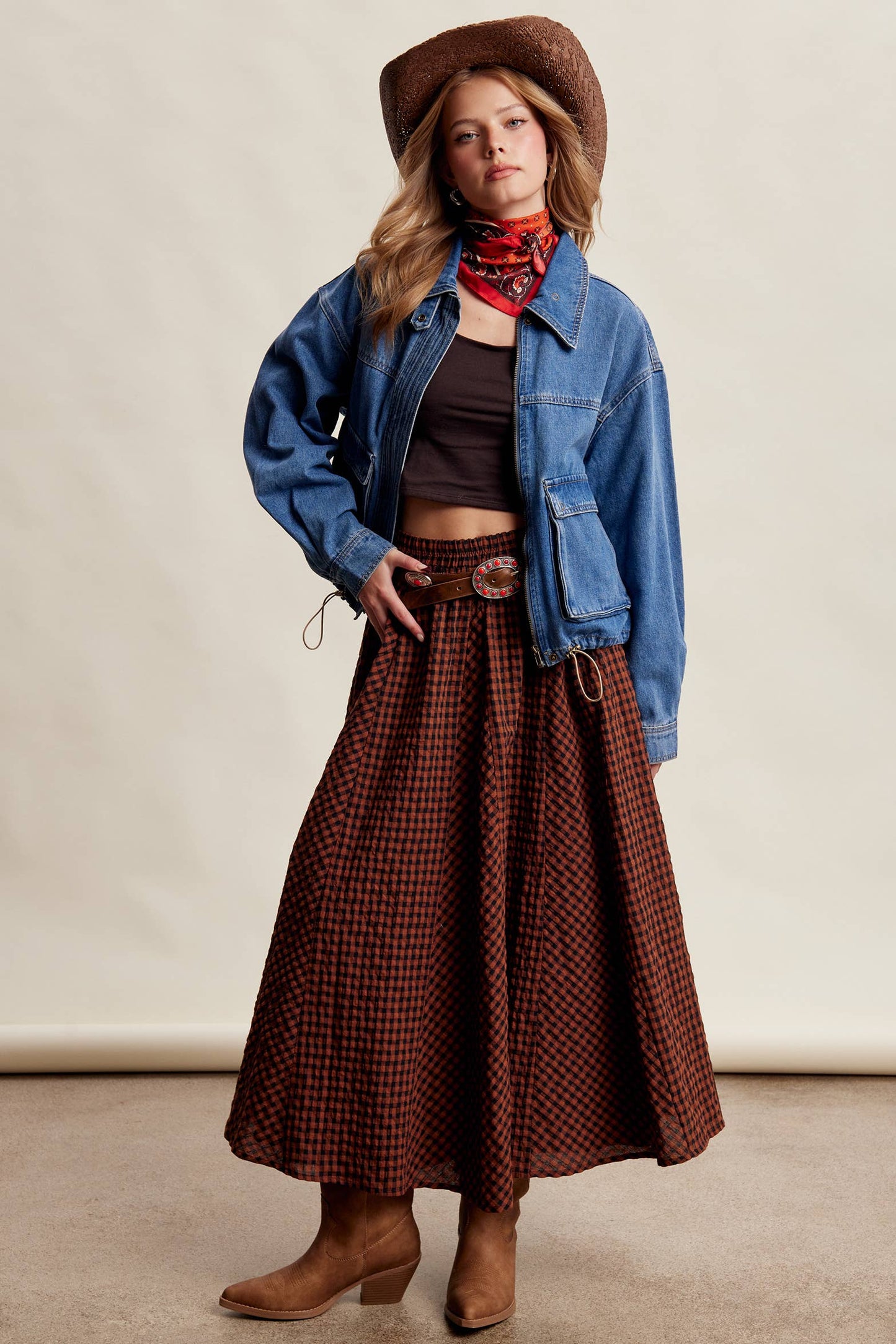 Oversized Utility Denim Jacket