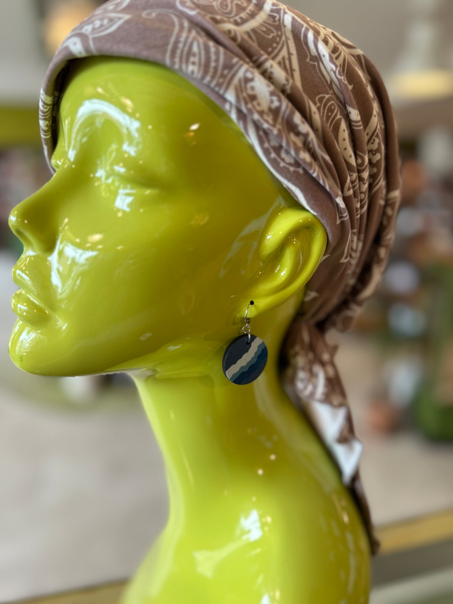 Frieda Soul Wooden & Beaded Earrings