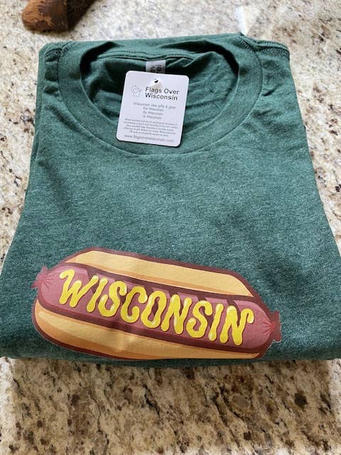 Wisconsin Mustard Brat Tshirt