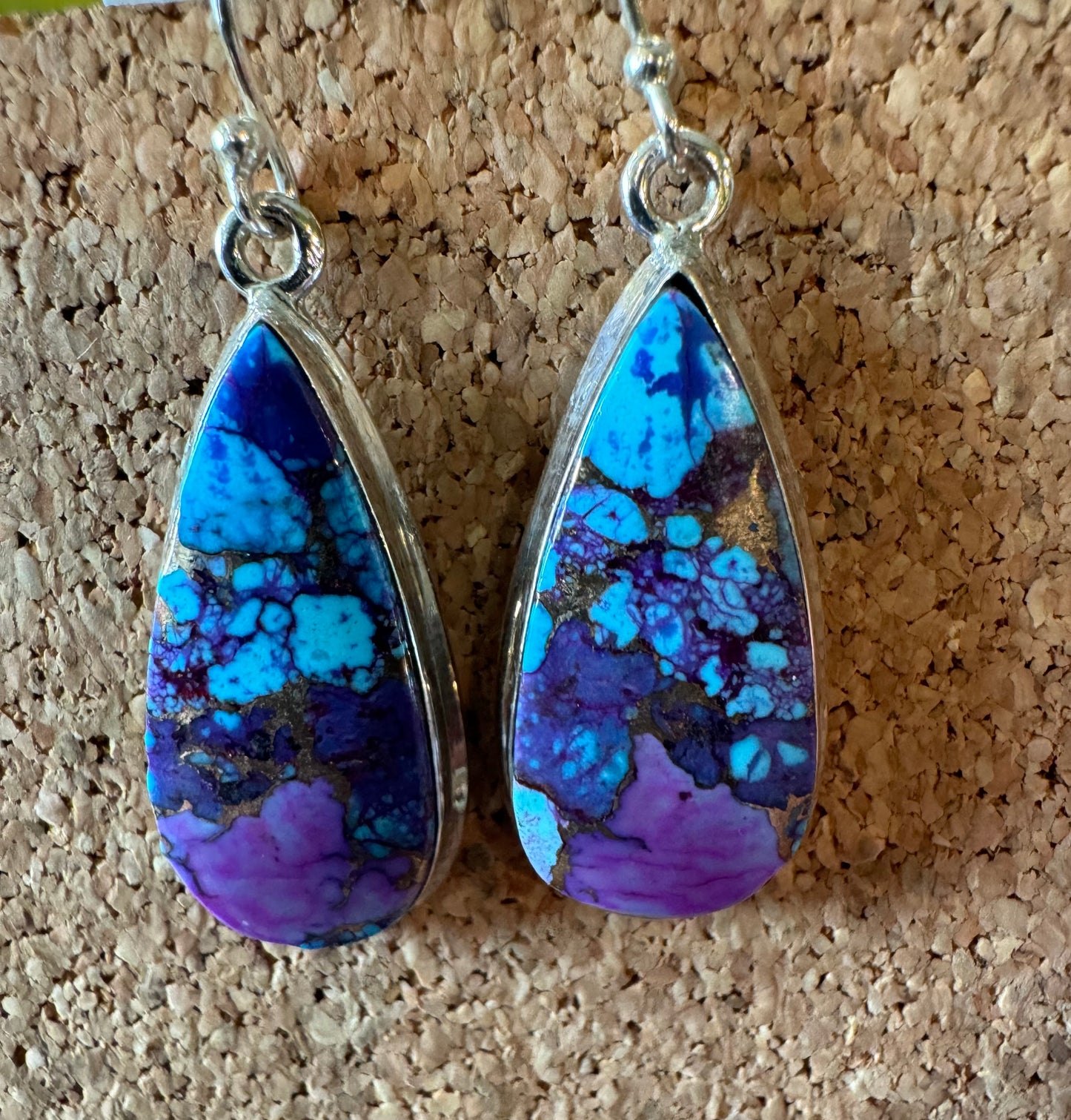 Gemstone Hanging Earrings