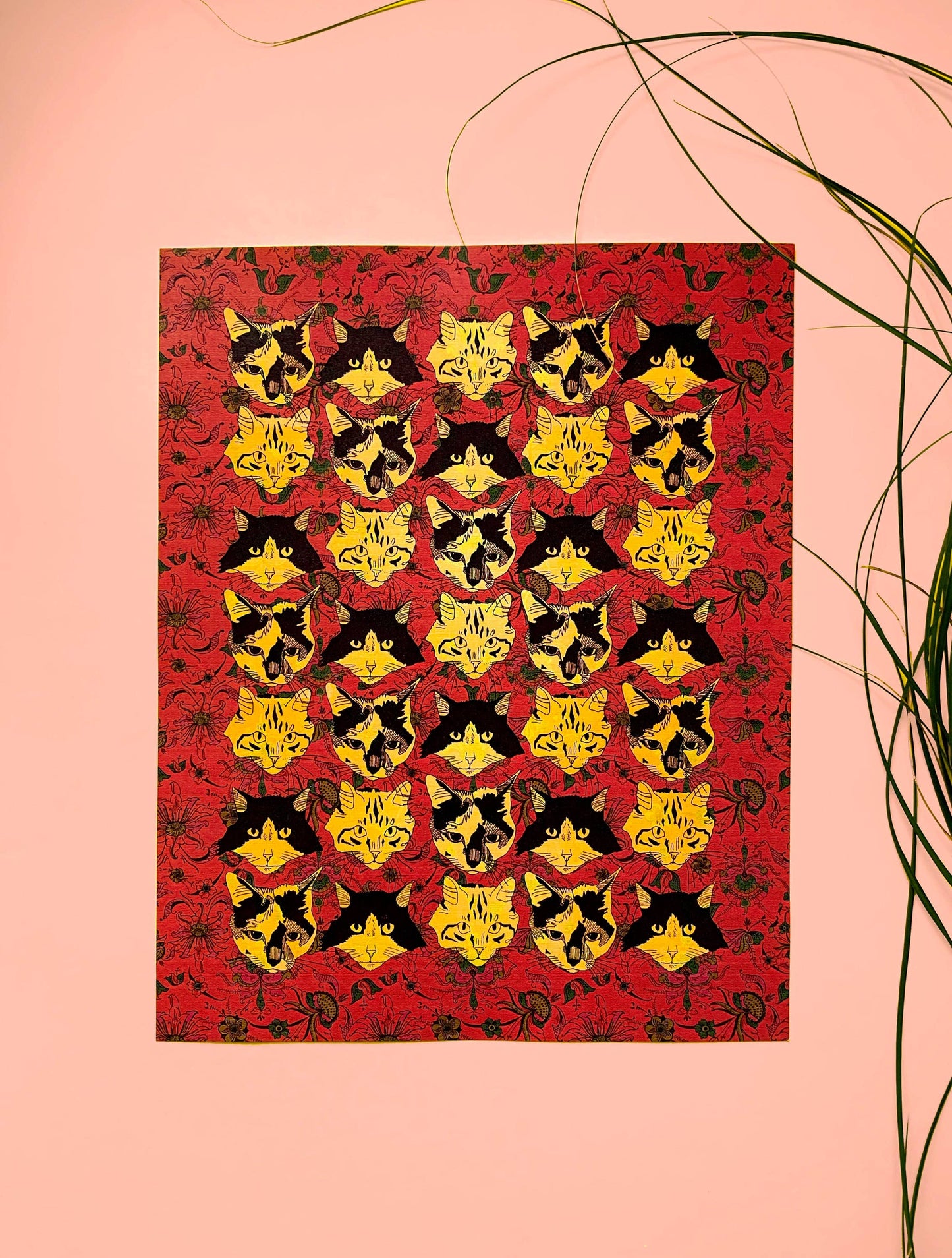 Catmouflage-11 X 14 Print