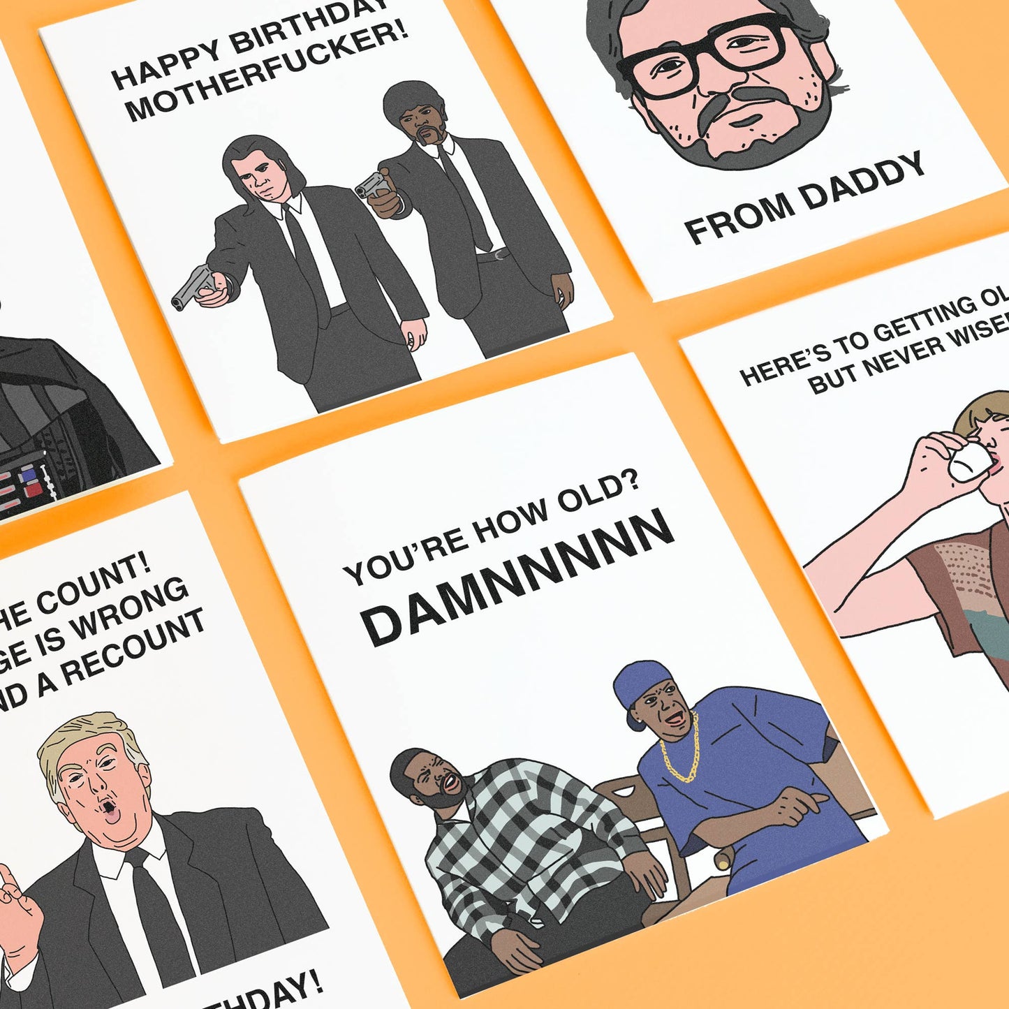Damn Meme Funny Birthday Card For Him Or Her